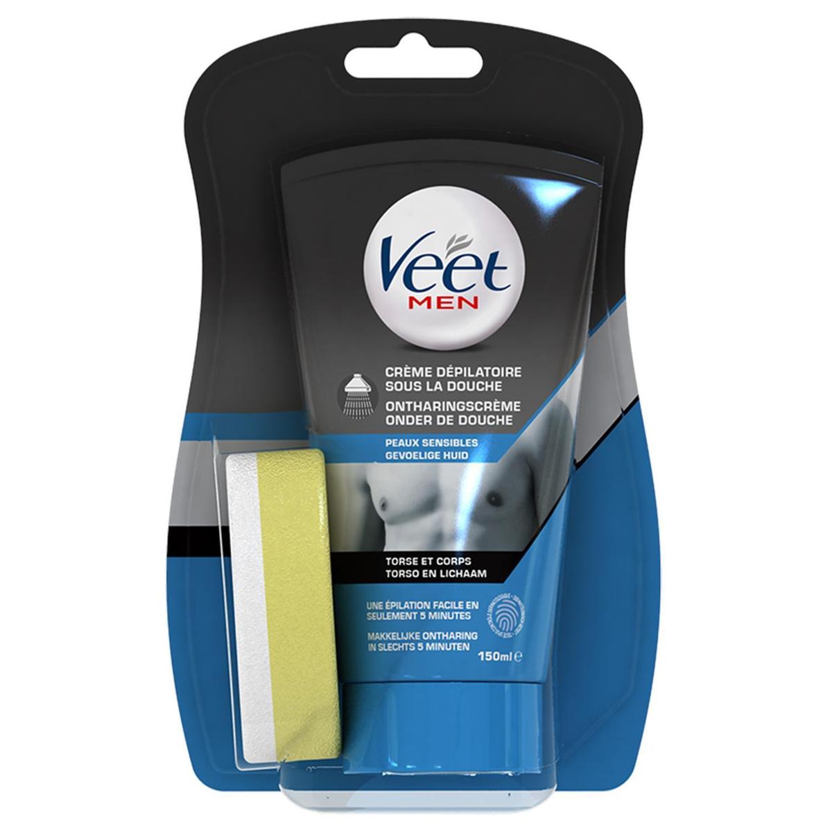3059944025928 - Veet Men - Crème dépilatoire sous la douche pour homme