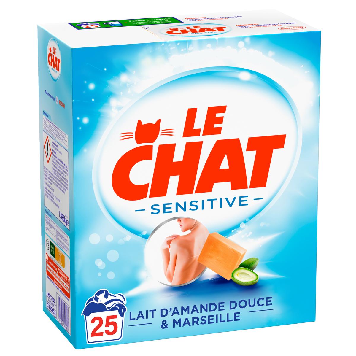 Le Chat Sensitive – Lessive Liquide Hypoallergénique – 100 Lavages