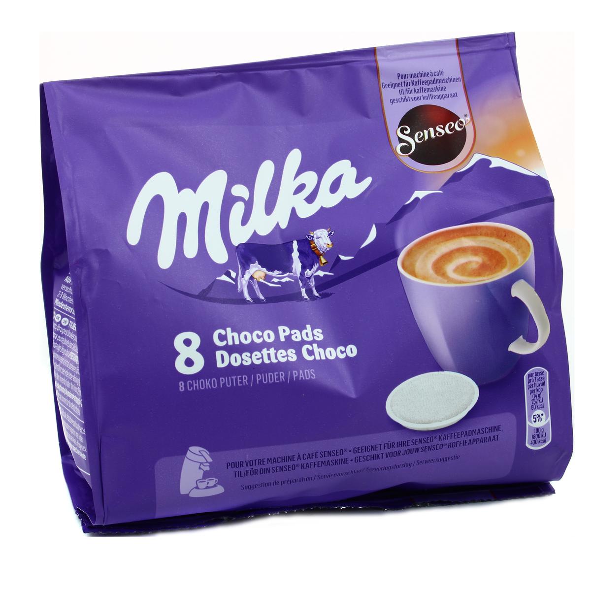 Livraison à domicile Milka Chocolat au lait, 8 dosettes