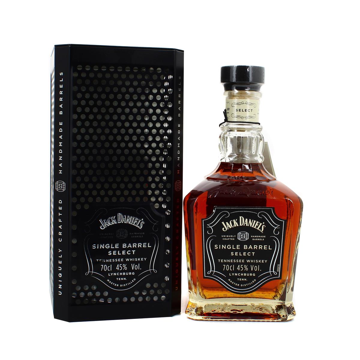 Jack Daniel's Bourbon whiskey single barrel 45°, 70cl coffret festif