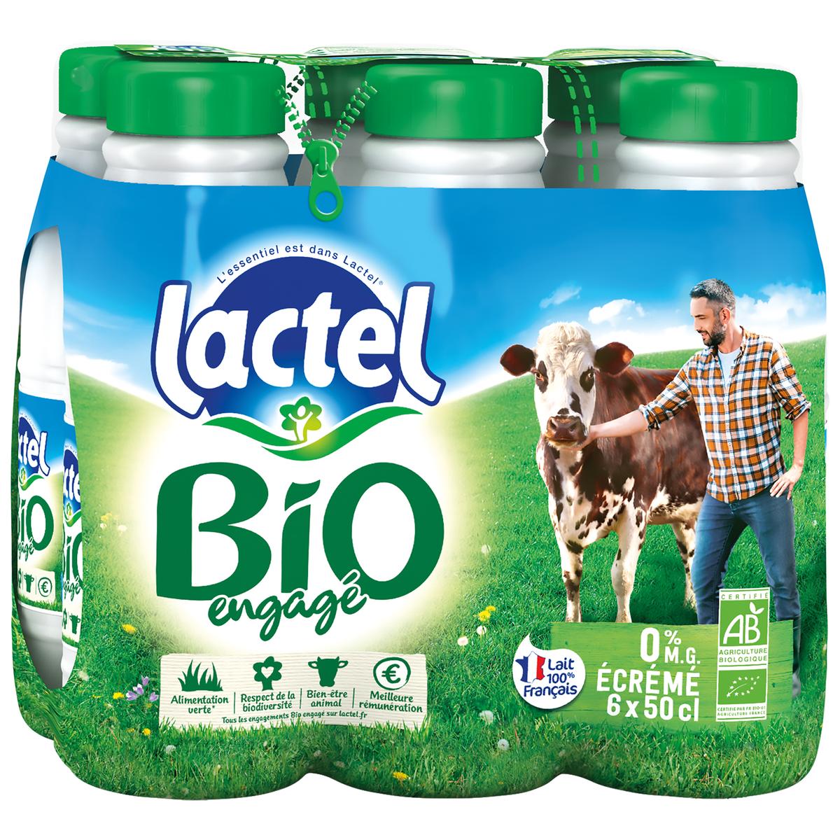 3428273080029 - Lactel - Lait bio écrémé