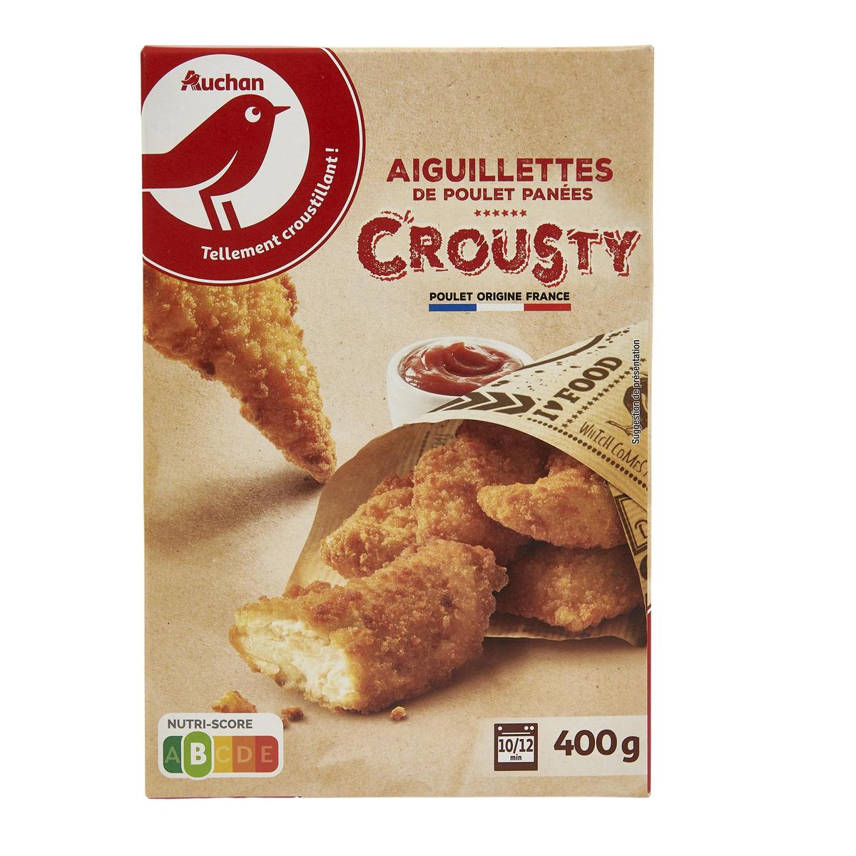 3596710421329 - Auchan - Aiguillettes de Poulet Panées Crousty