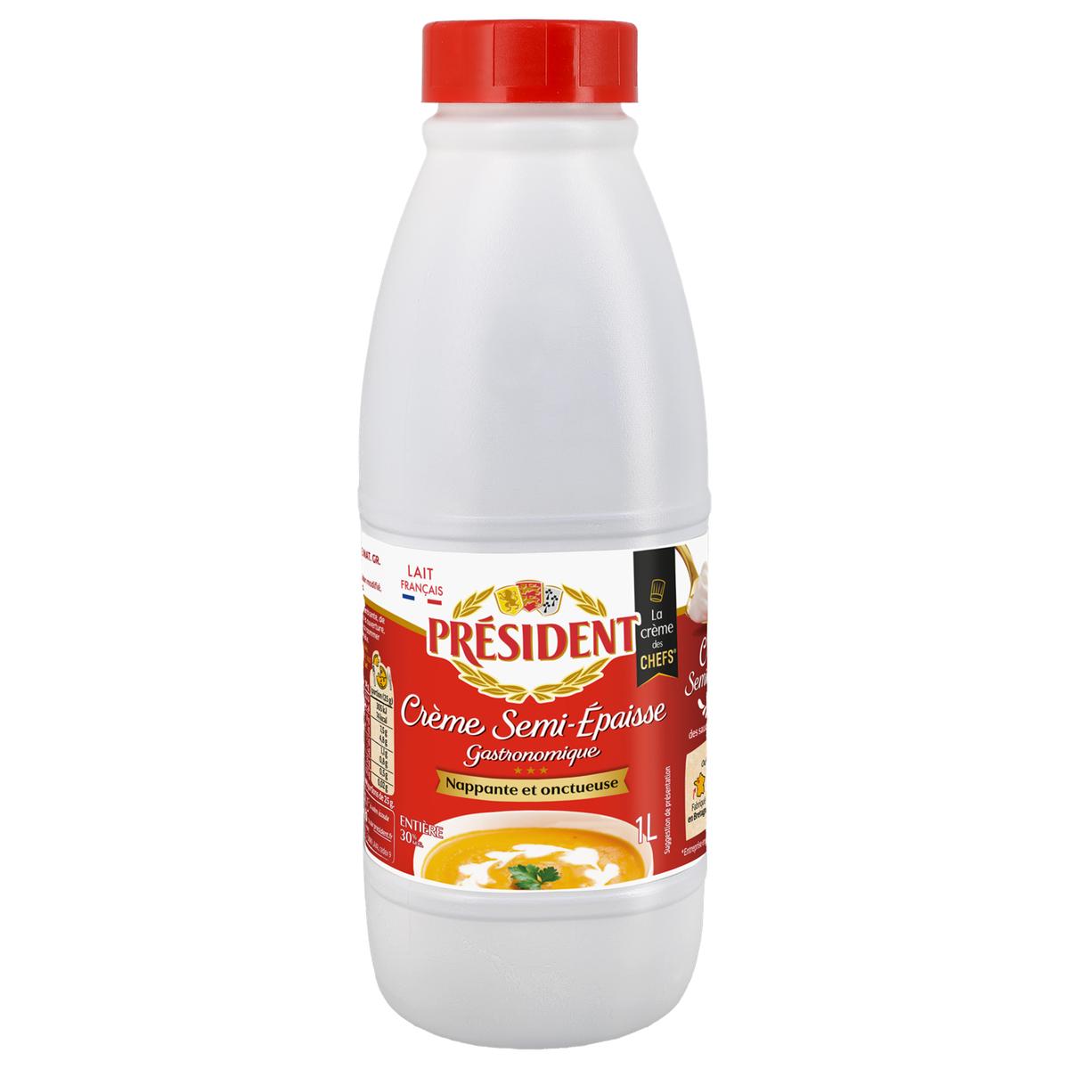 3155250361429 - Président - Crème entière semi épaisse 30%mg