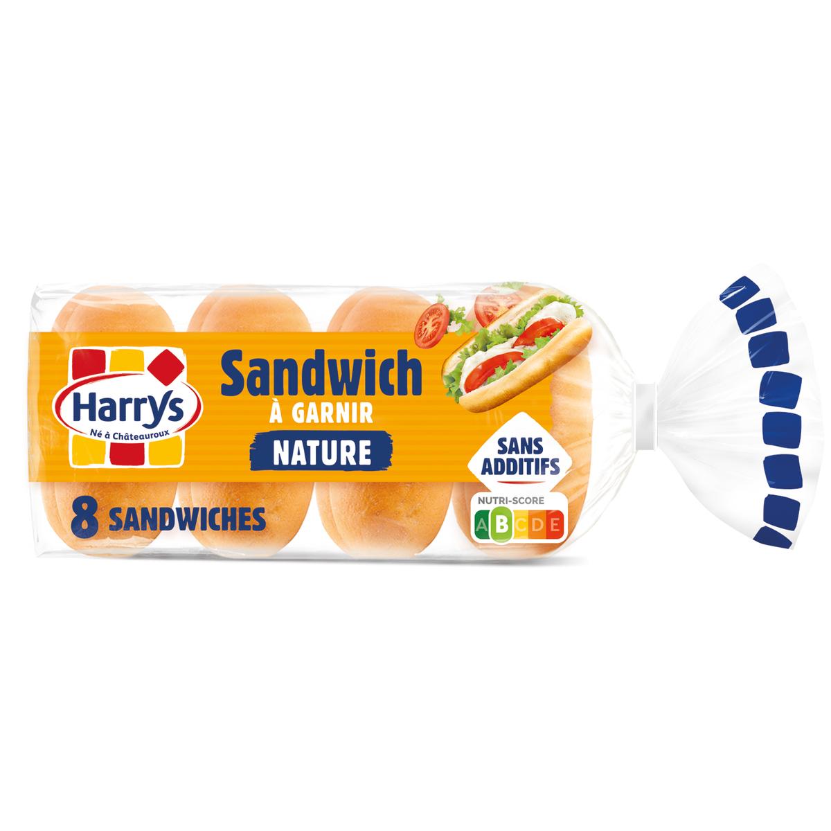3228857001729 - Harrys - Pain Sandwich Nature à Garnir