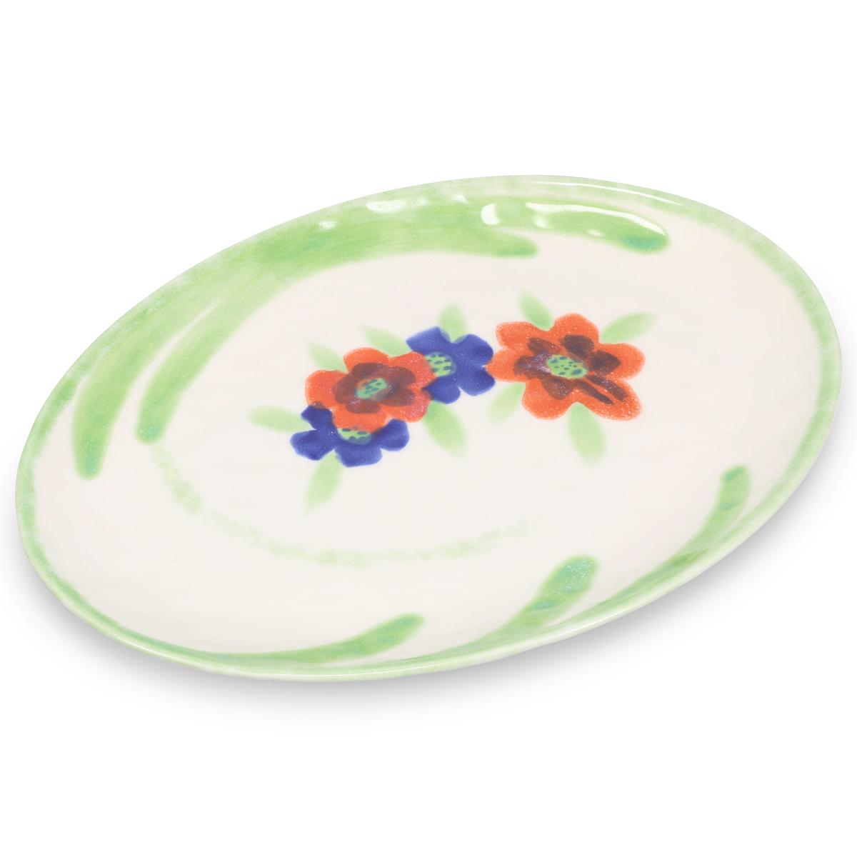 5410595771929 - Collection Fleur - Plat à servir 36,5x25,5cm Fleur