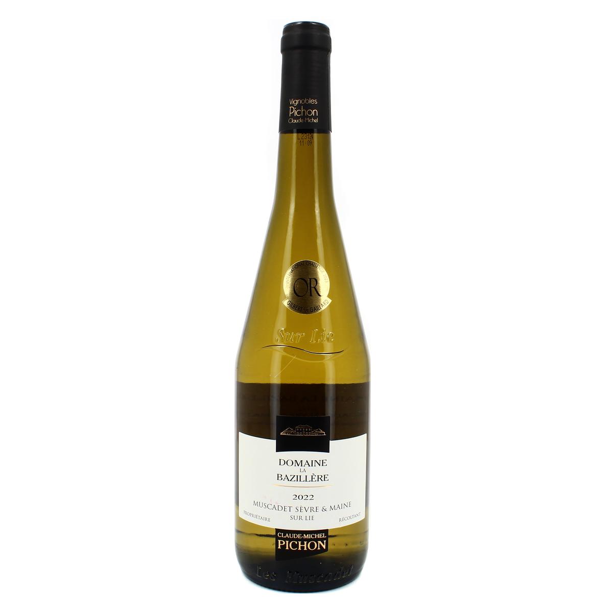3760197662029 - Muscadet S/M sur lie AOC - Domaine Baziliers