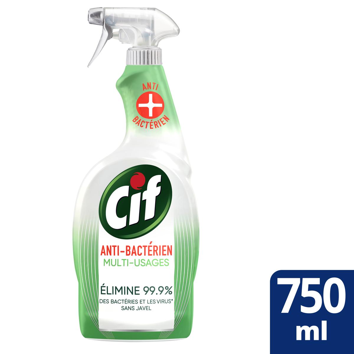 Nettoyant salle de bain en spray Cif 750 ml sur