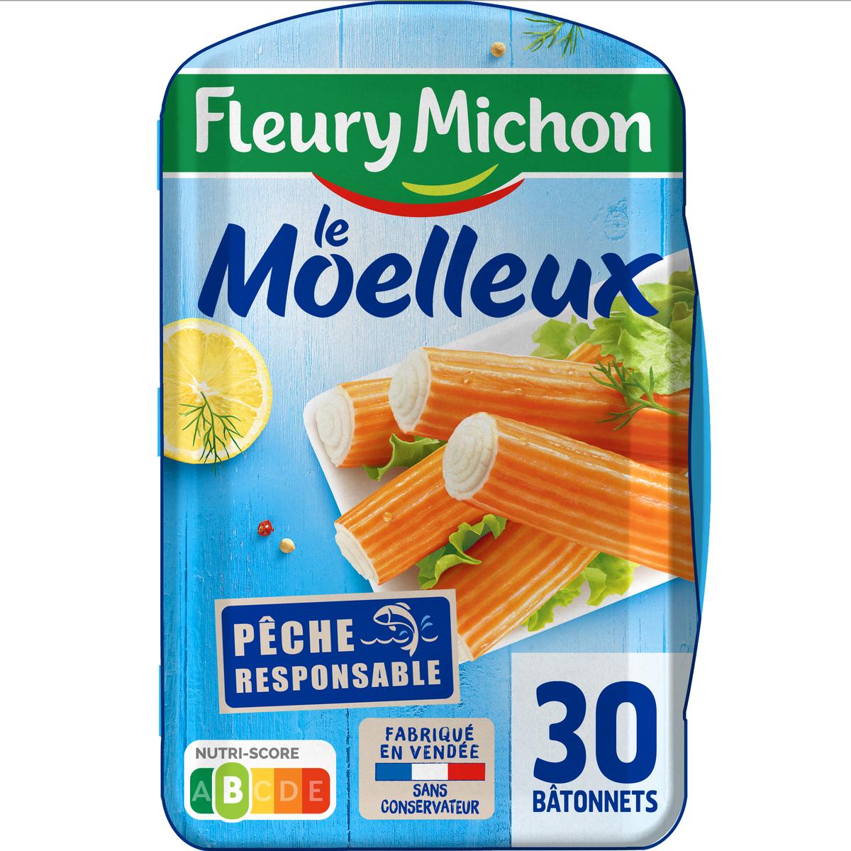 Livraison à domicile Fleury Michon 30 de surimi Moelleux, 500g