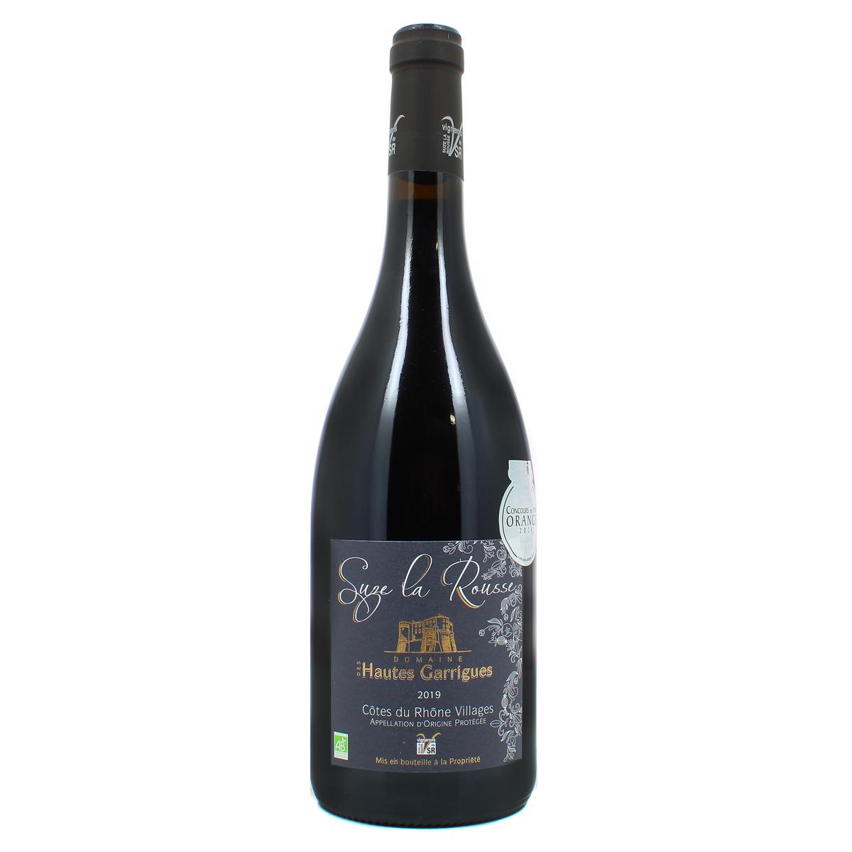 3435850003029 - Côtes du Rhône Villages AOP - Suze La Rousse Domaine Hautes Garrigues Bio