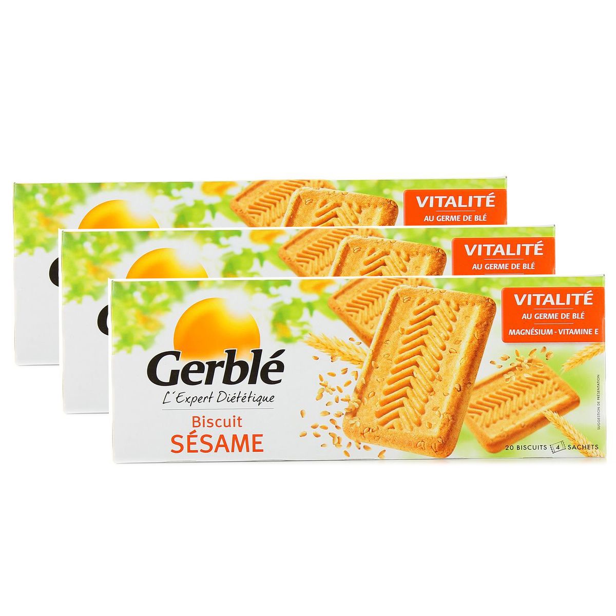 Livraison A Domicile Promotion Gerble Biscuits Sesame Lot De 3x230g