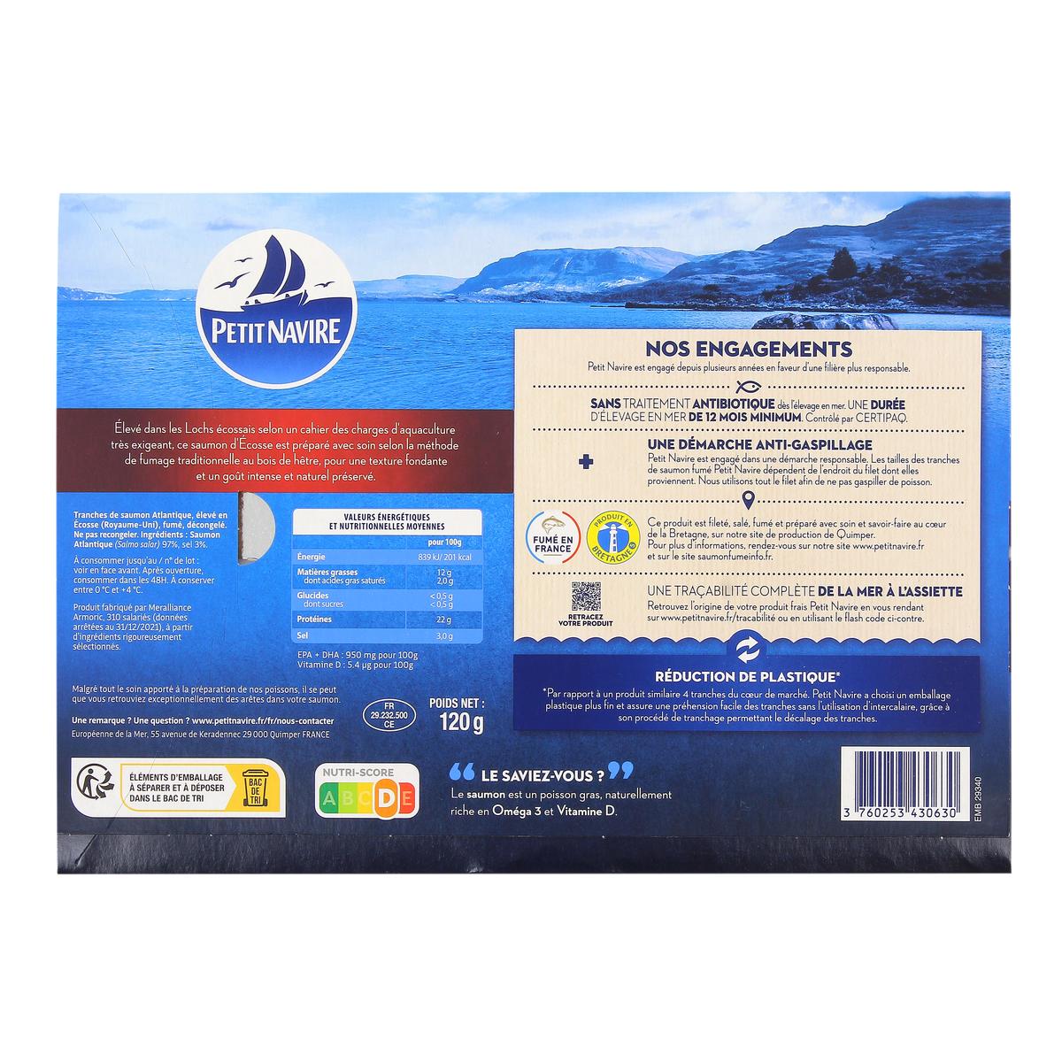 3760253430630 - Petit Navire - Saumon Fumé d'Ecosse