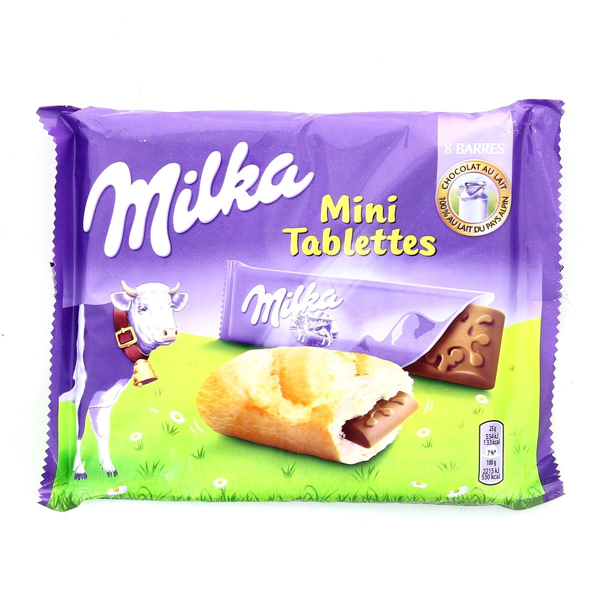 Livraison à domicile Milka Mini tablettes de chocolat au lait, 8x25g