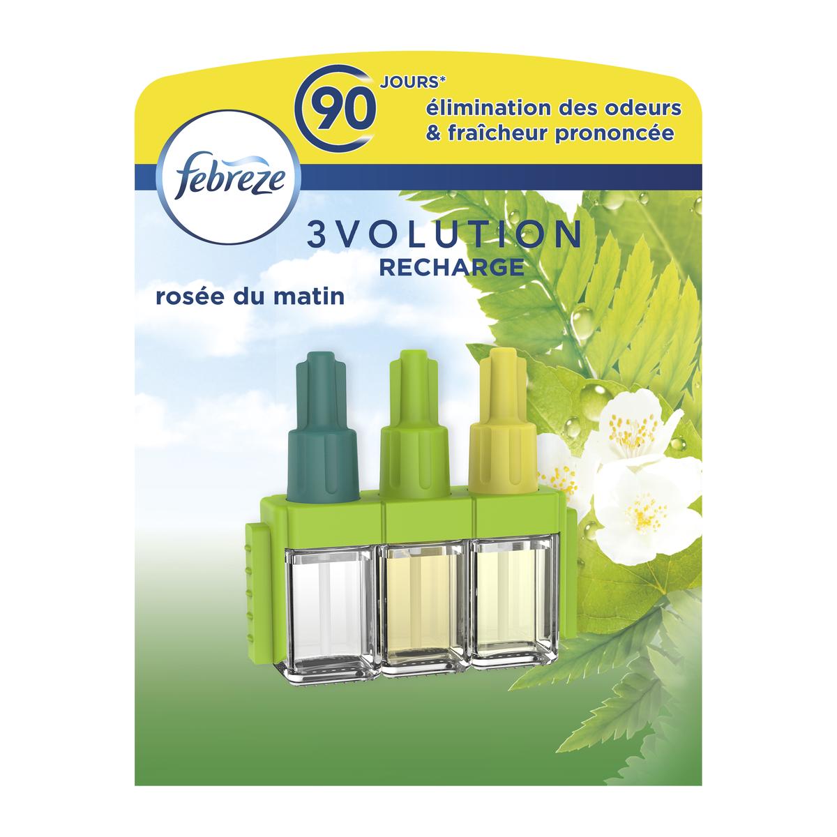 4015400801030 - Febreze - Recharge pour diffuseur 3volution rosée du matin