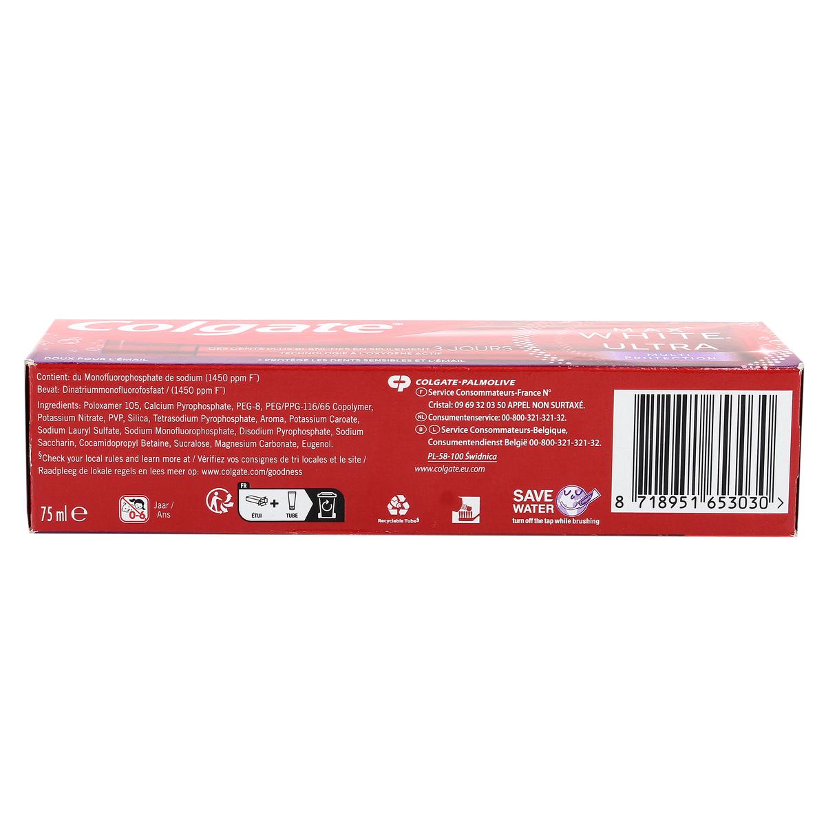 8718951653030 - Colgate - Dentifrice blancheur Max White Multiprotection