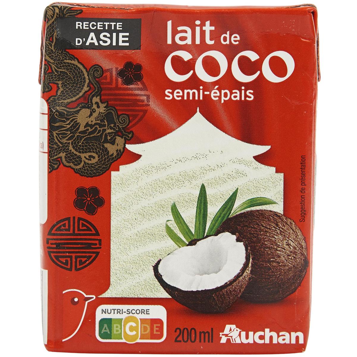 3596710514830 - Auchan - Lait de coco semi épais