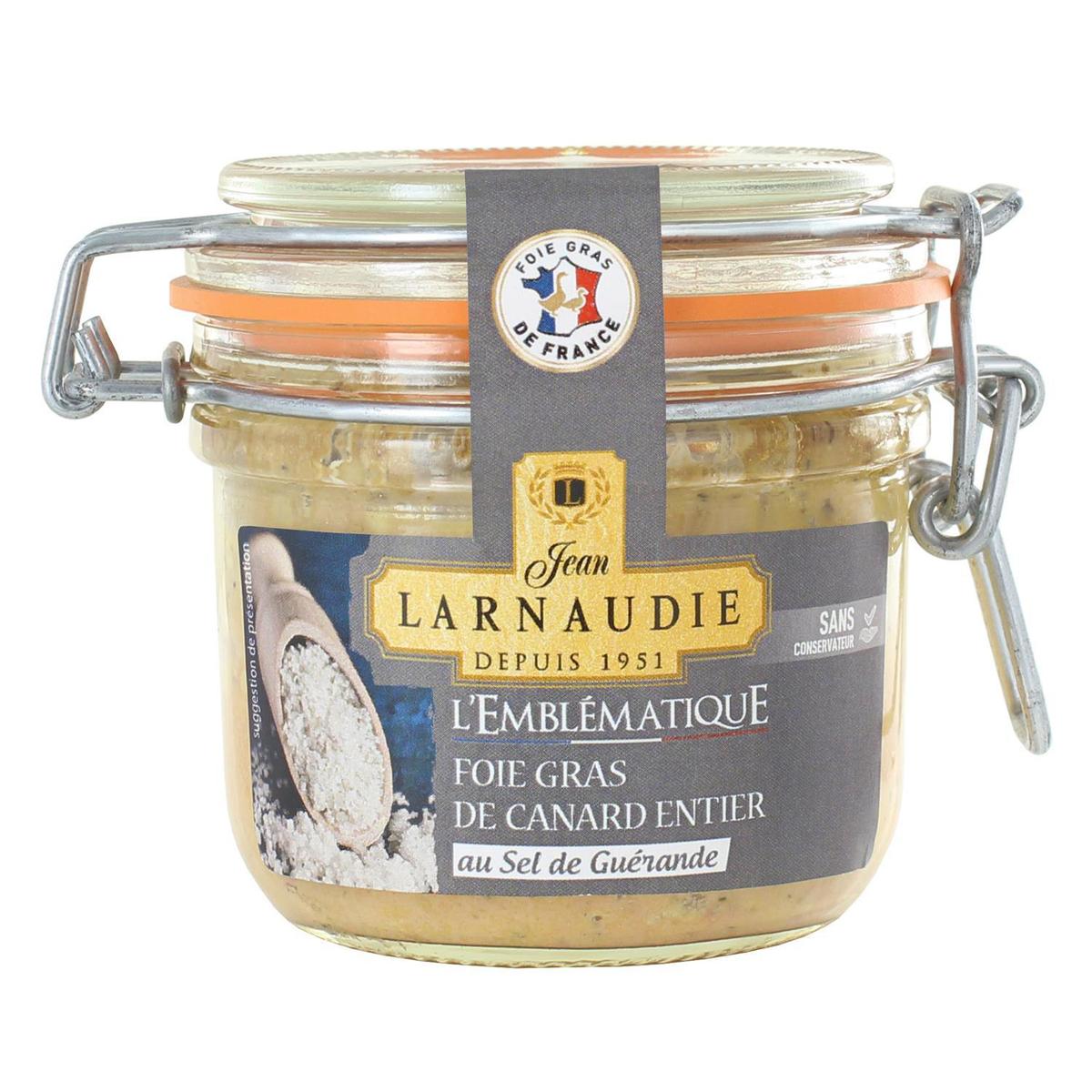 3113010165830 - Jean Larnaudie - Foie Gras de Canard Entier au Sel de Guérande