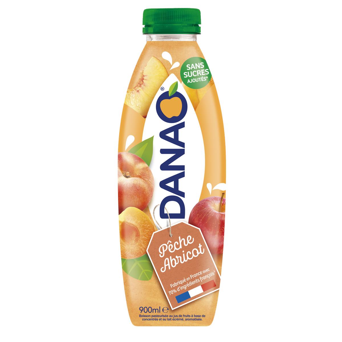 3661505086530 - Danao - Jus de Fruit & Lait Pêche Abricot