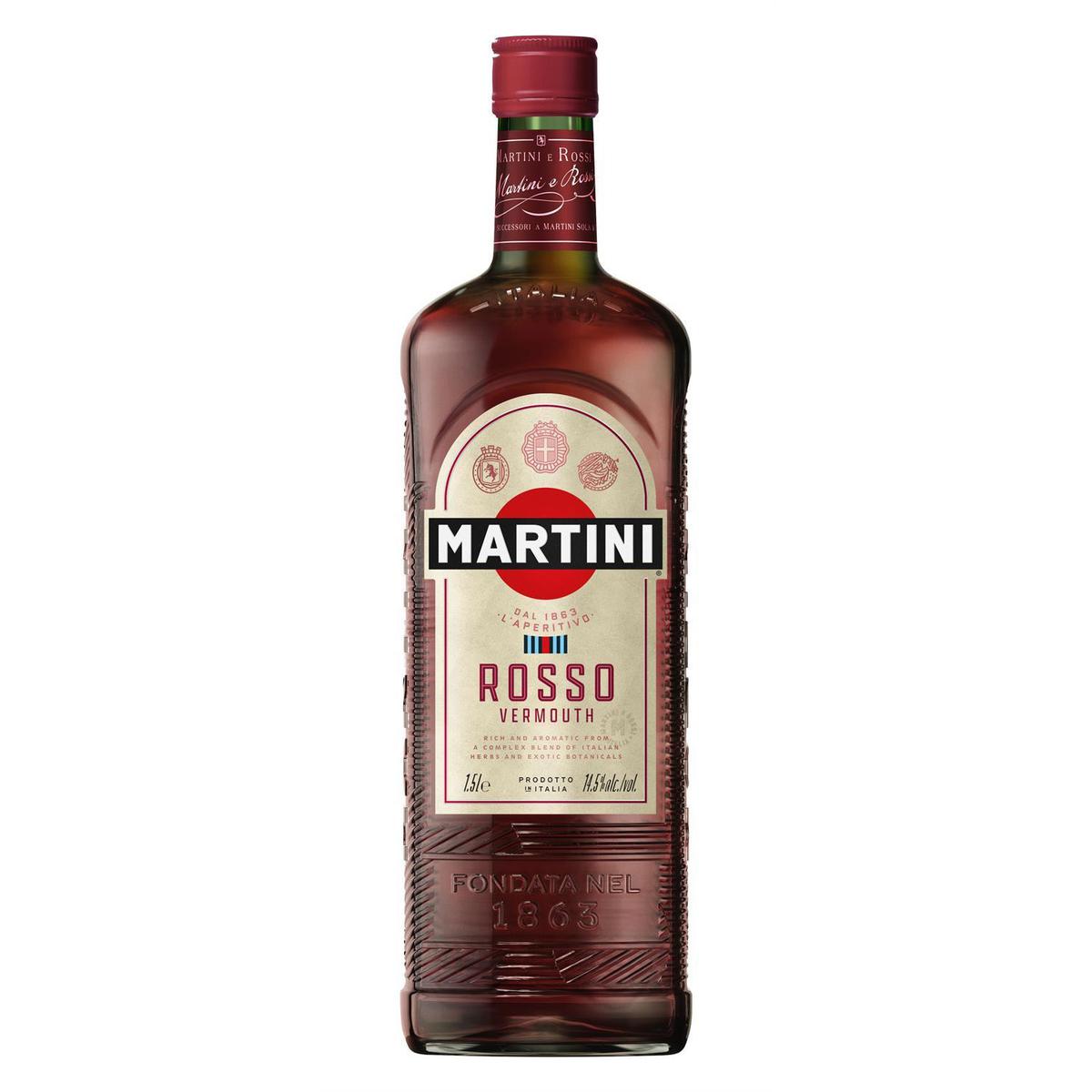 7630040408530 - Martini - Rosso, Apéritif à base de vin 14,5°
