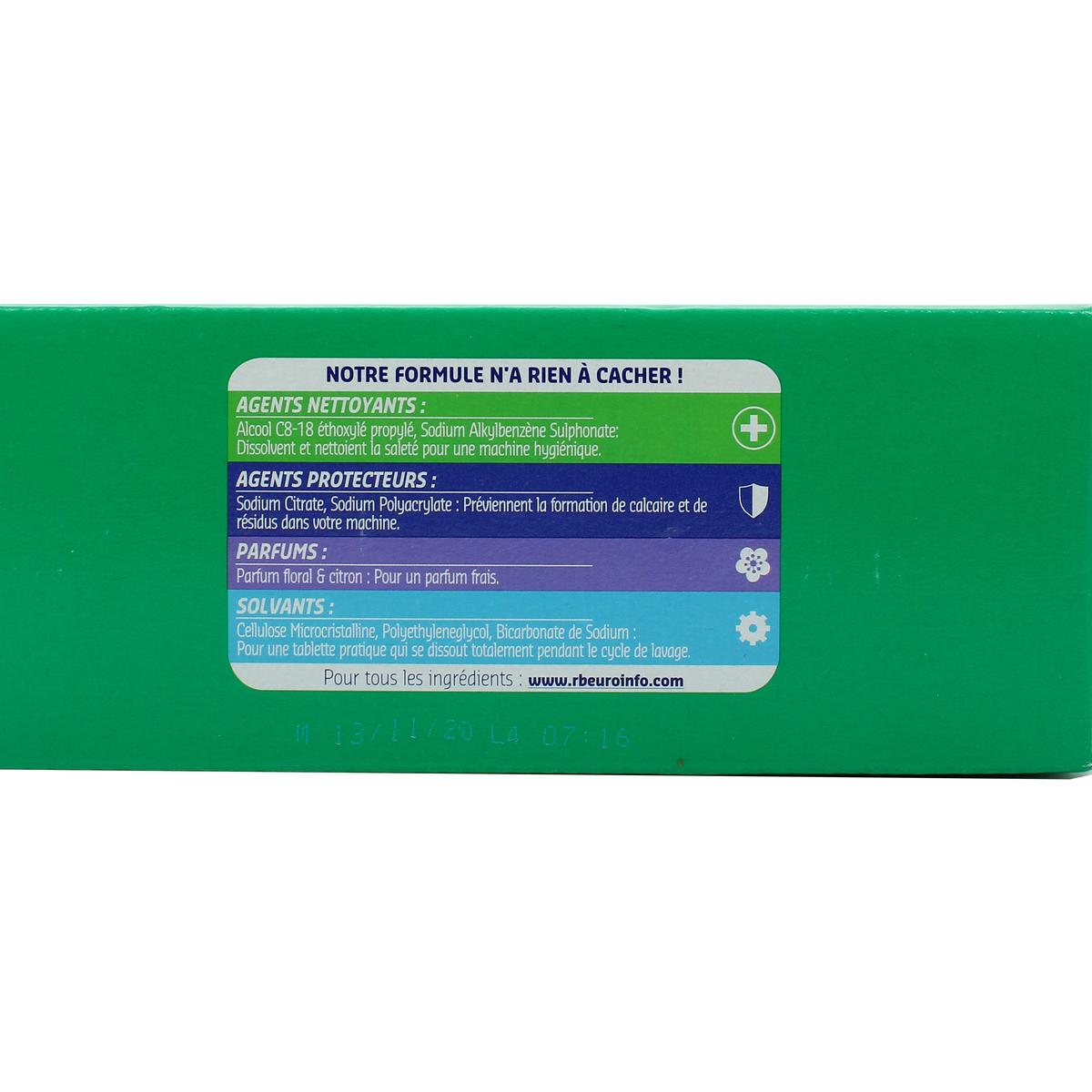 Calgon Anticalcaire 4 en 1 Comprimé, protège et maintient votre lave-linge  propre - Le paquet de 48 tablettes
