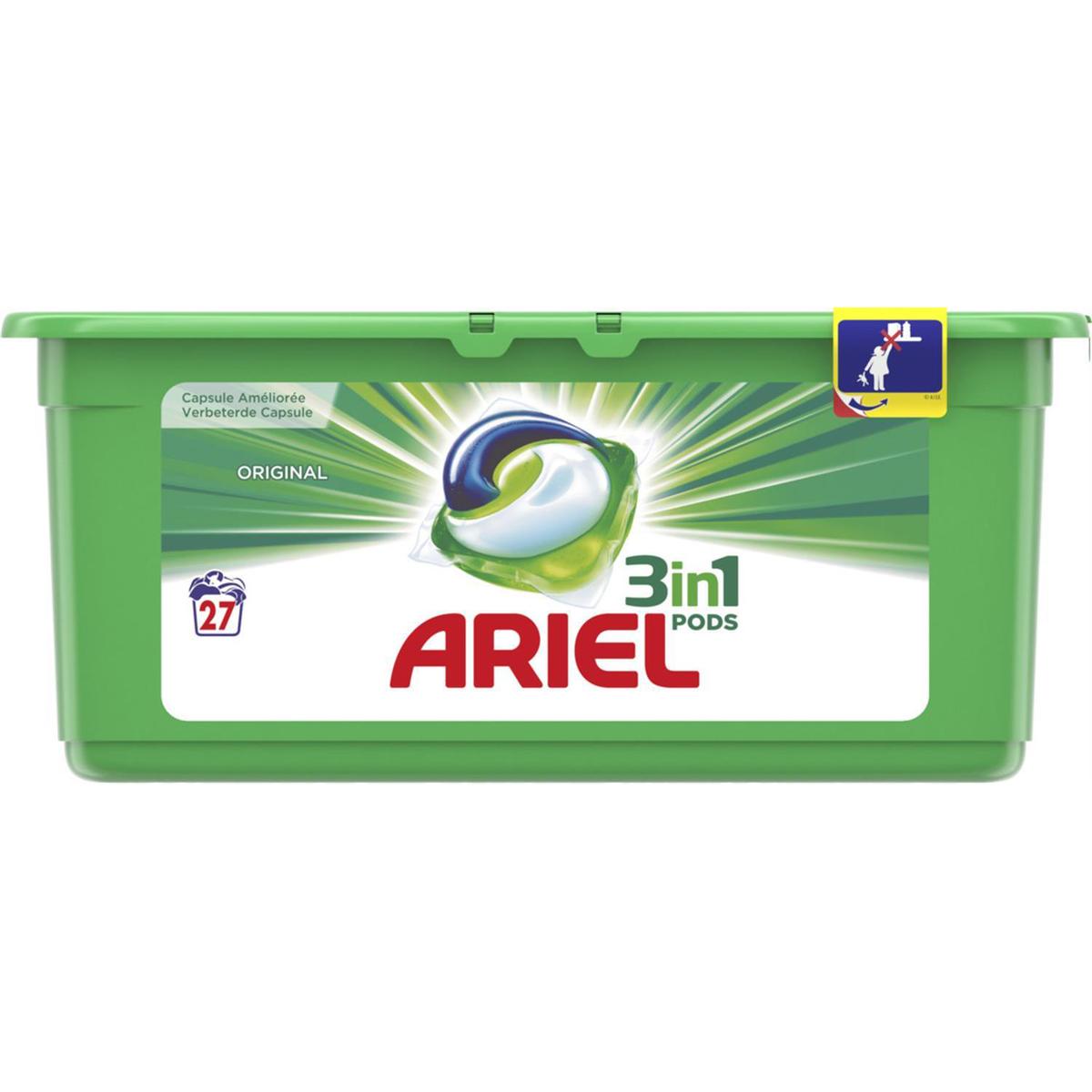 8001090709530 - Ariel - Lessive Eco-dose Pods 3en1 Original