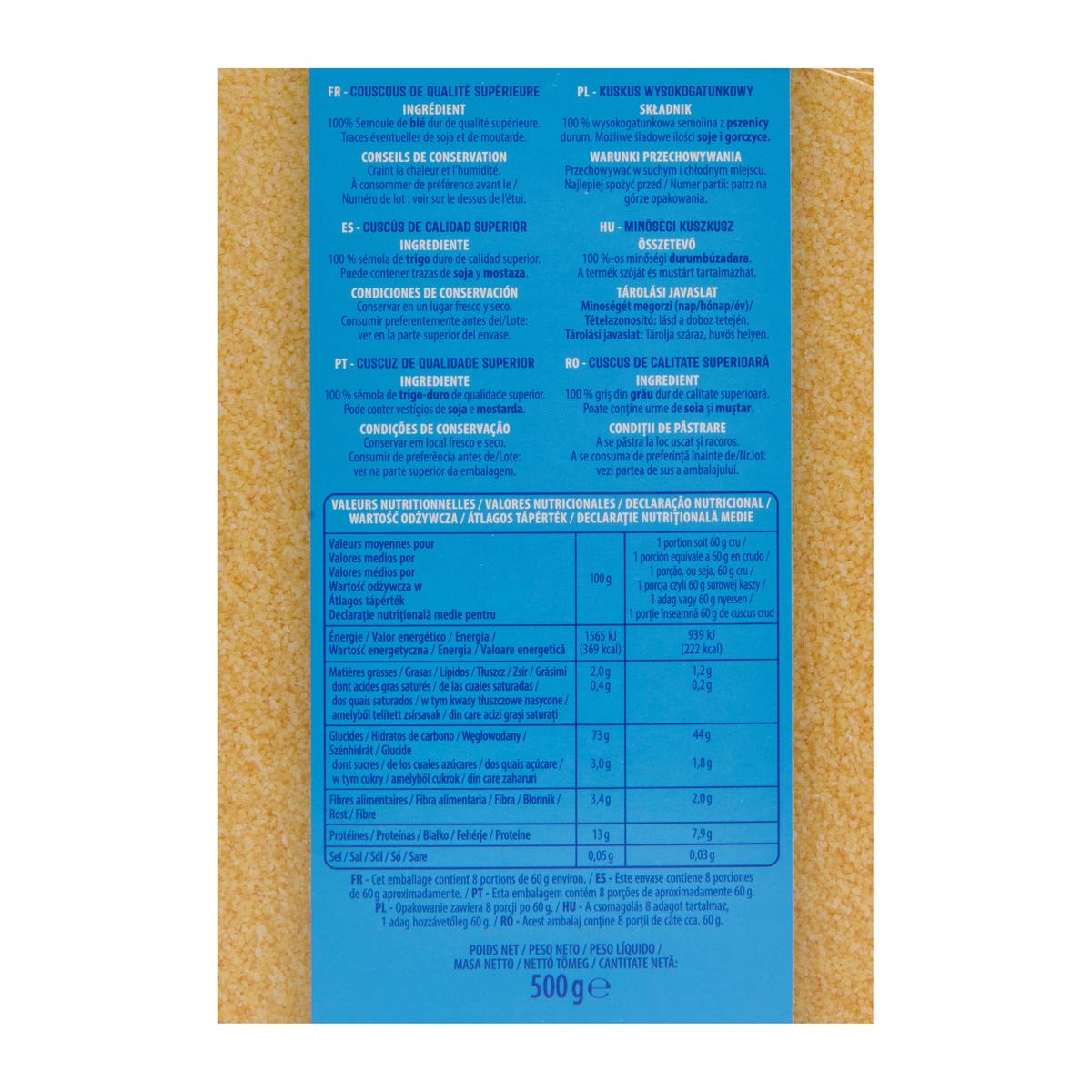 3254560099630 - Auchan - Couscous fin