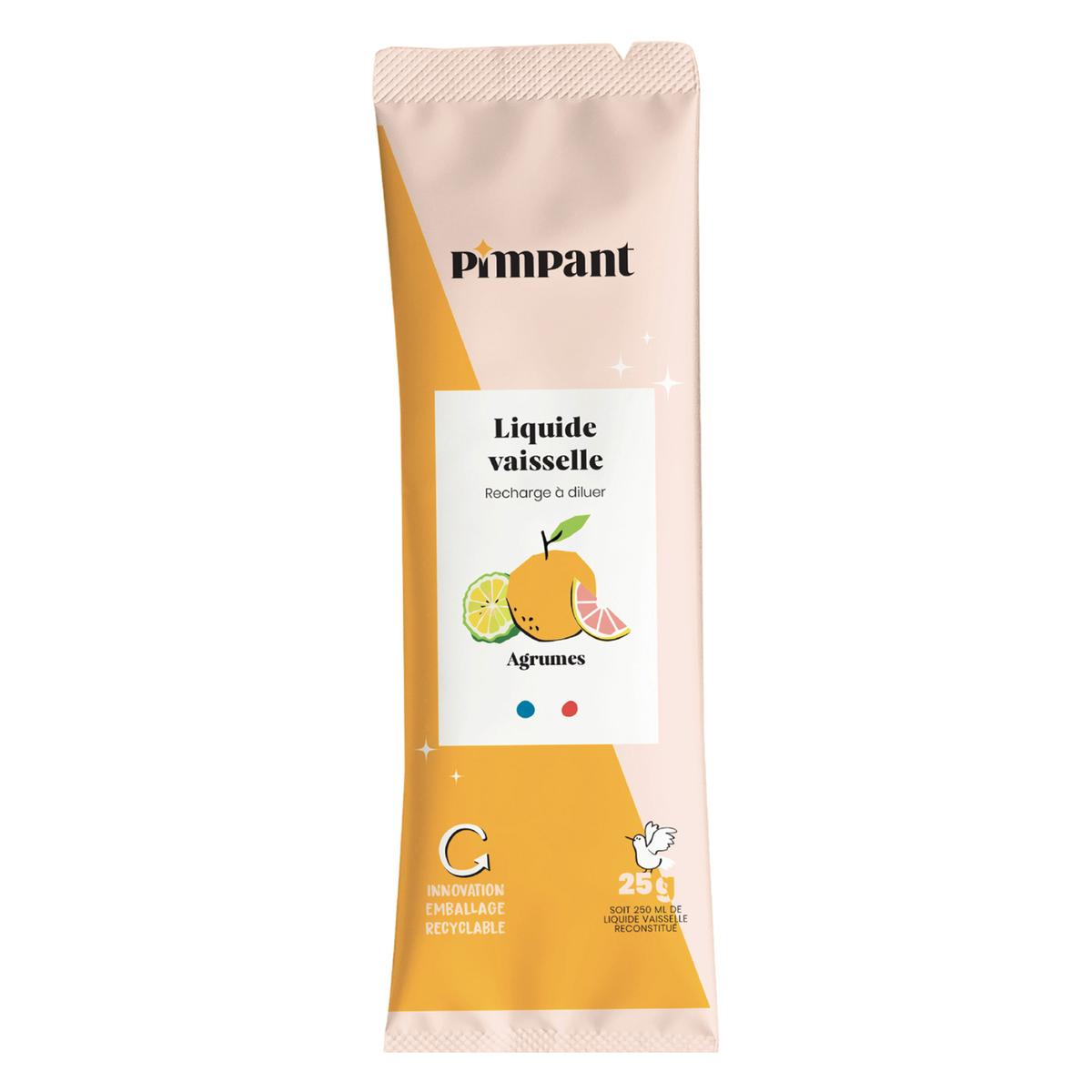 3760349450931 - Pimpant - Liquide vaisselle Agrumes recharge