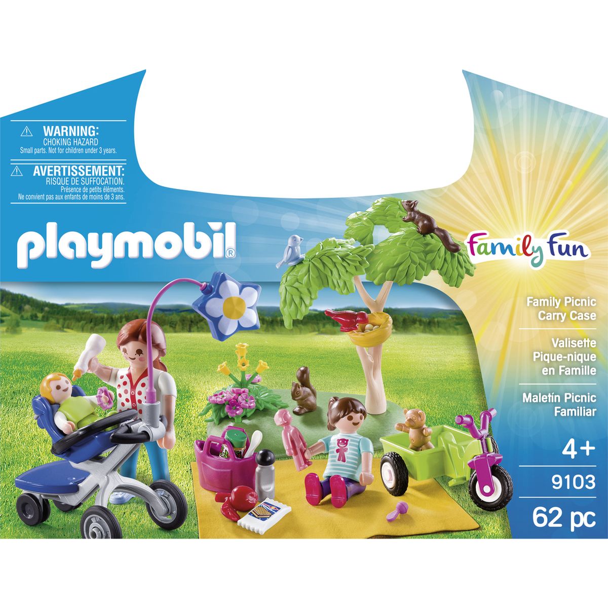 9103 Valisette Pique Nique En Famille, 'playmobil' Family Fun - N