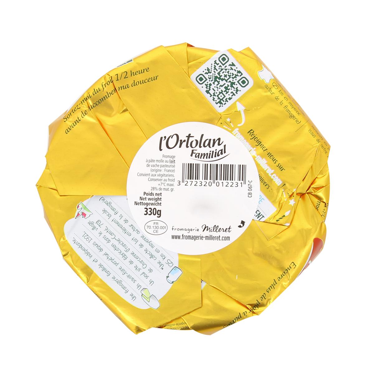 3272320012231 - Fromagerie Milleret - L'Ortolan Familial
