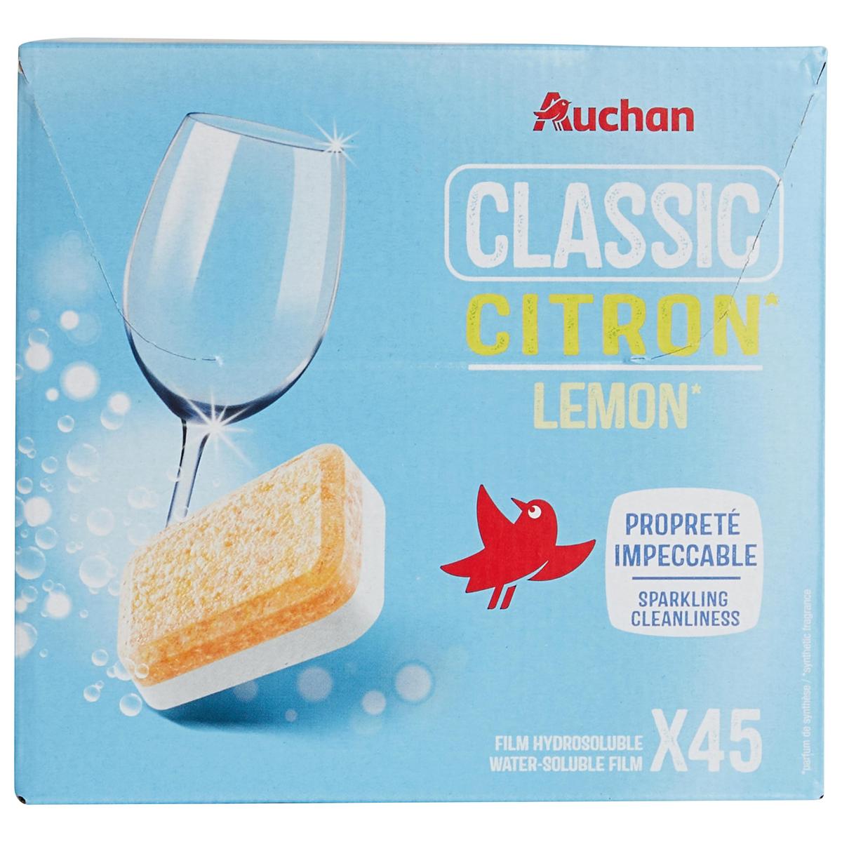 3596710513031 - Auchan - Tablettes lave-vaisselle citron