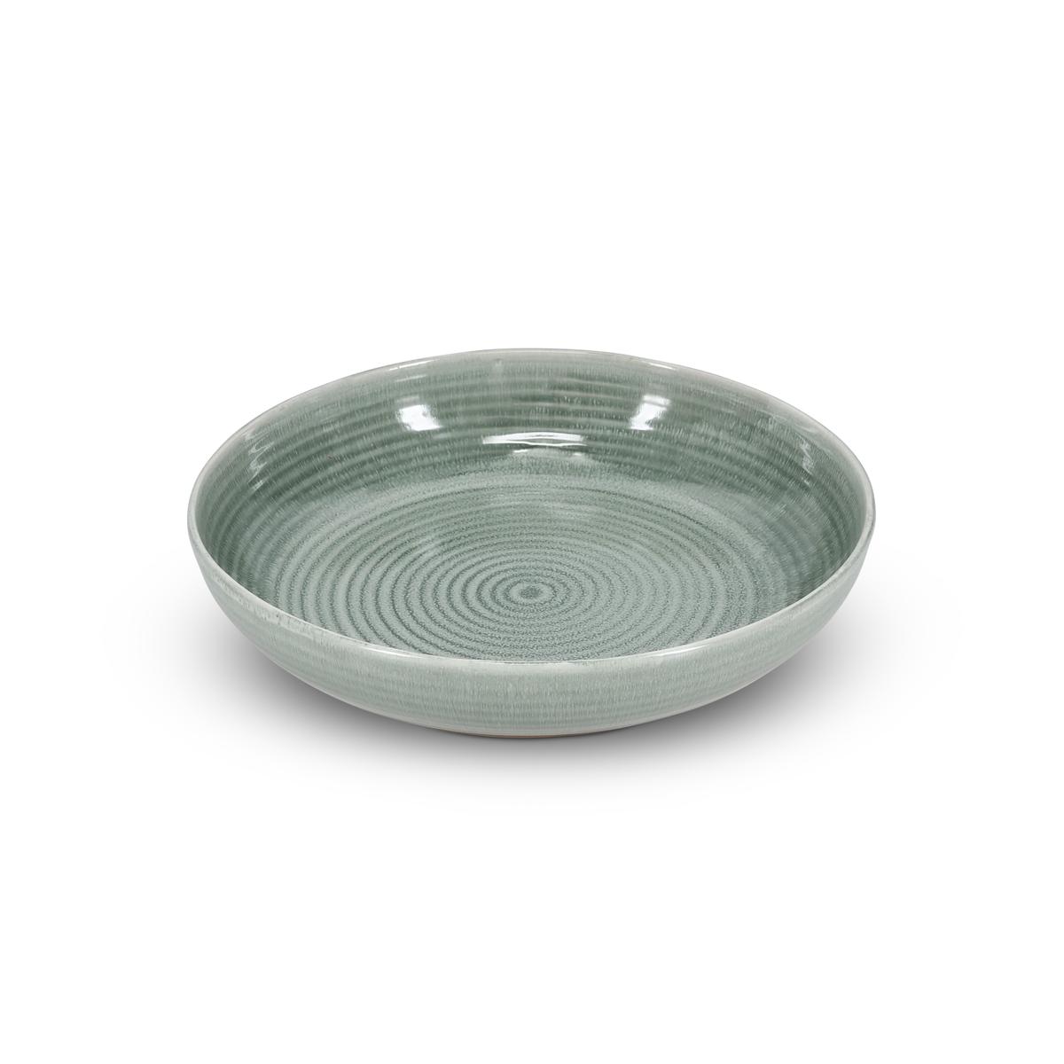5410595775231 - Collection Caméo - Plat à servir 28xH6cm vert Cameo