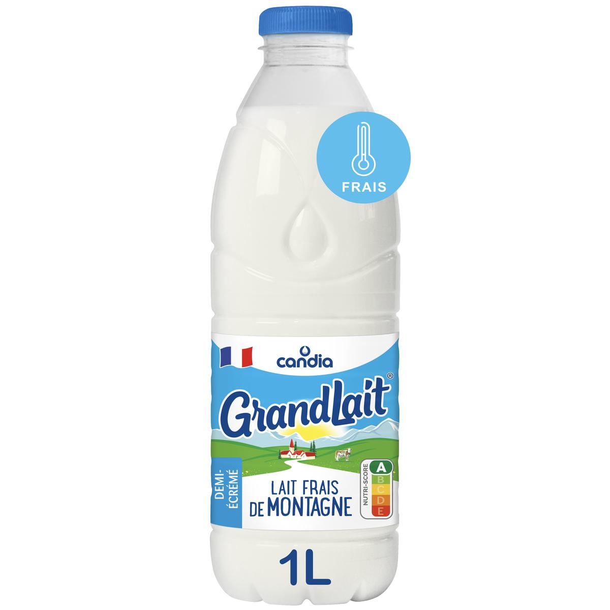 3533630097531 - Candia - Lait frais de montagne demi-écremé Grandlait