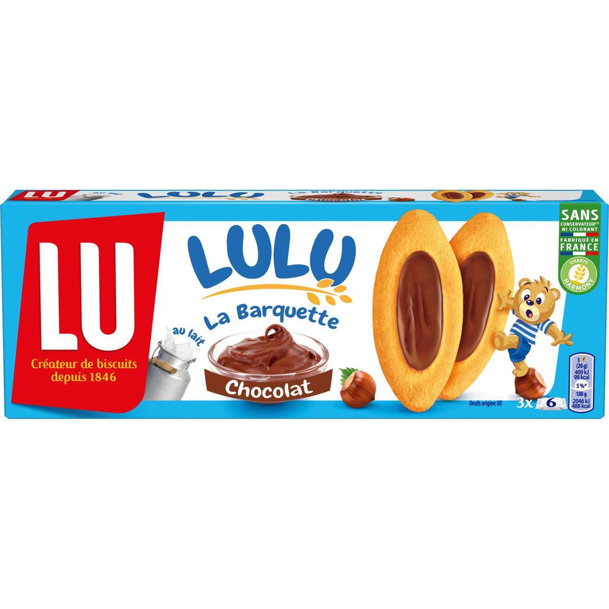 3017760038331 - Lu - Barquette Chocolat