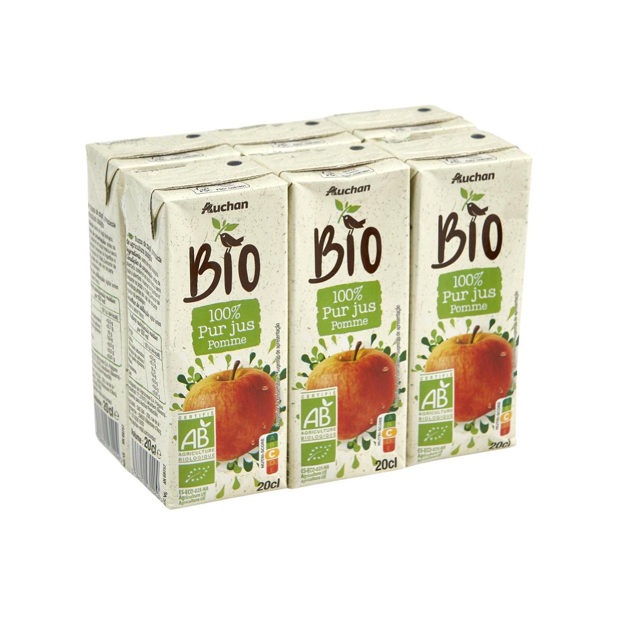 3596710368631 - Auchan BIO - Pur jus de pommes bio