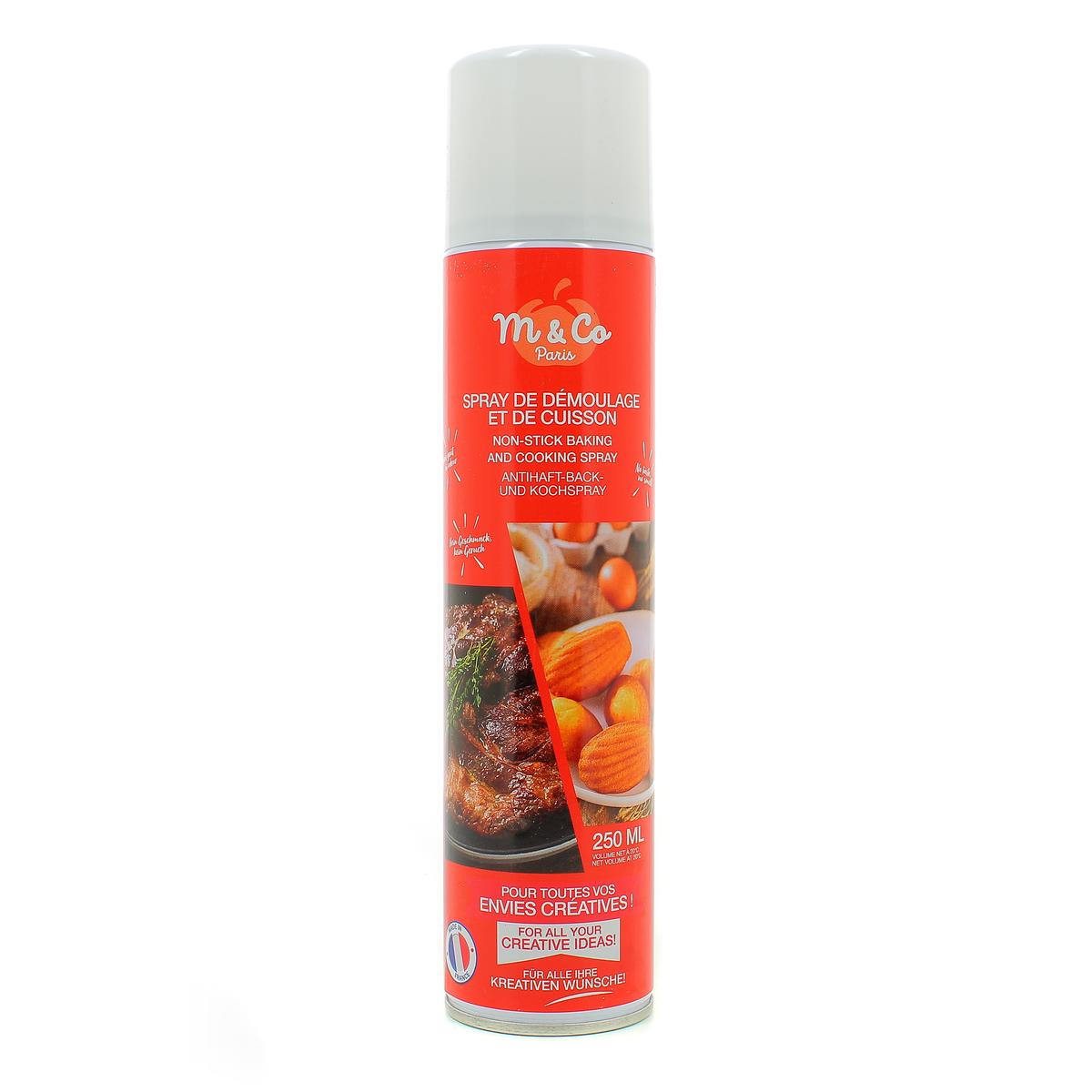 3770031530032 - M&Co - Spray alimentaire de démoulage et de cuisson