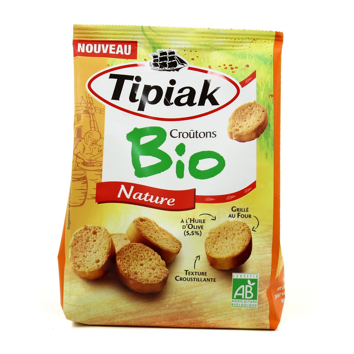 Livraison A Domicile Tipiak Croutons Bio Nature A L Huile D Olive 1g