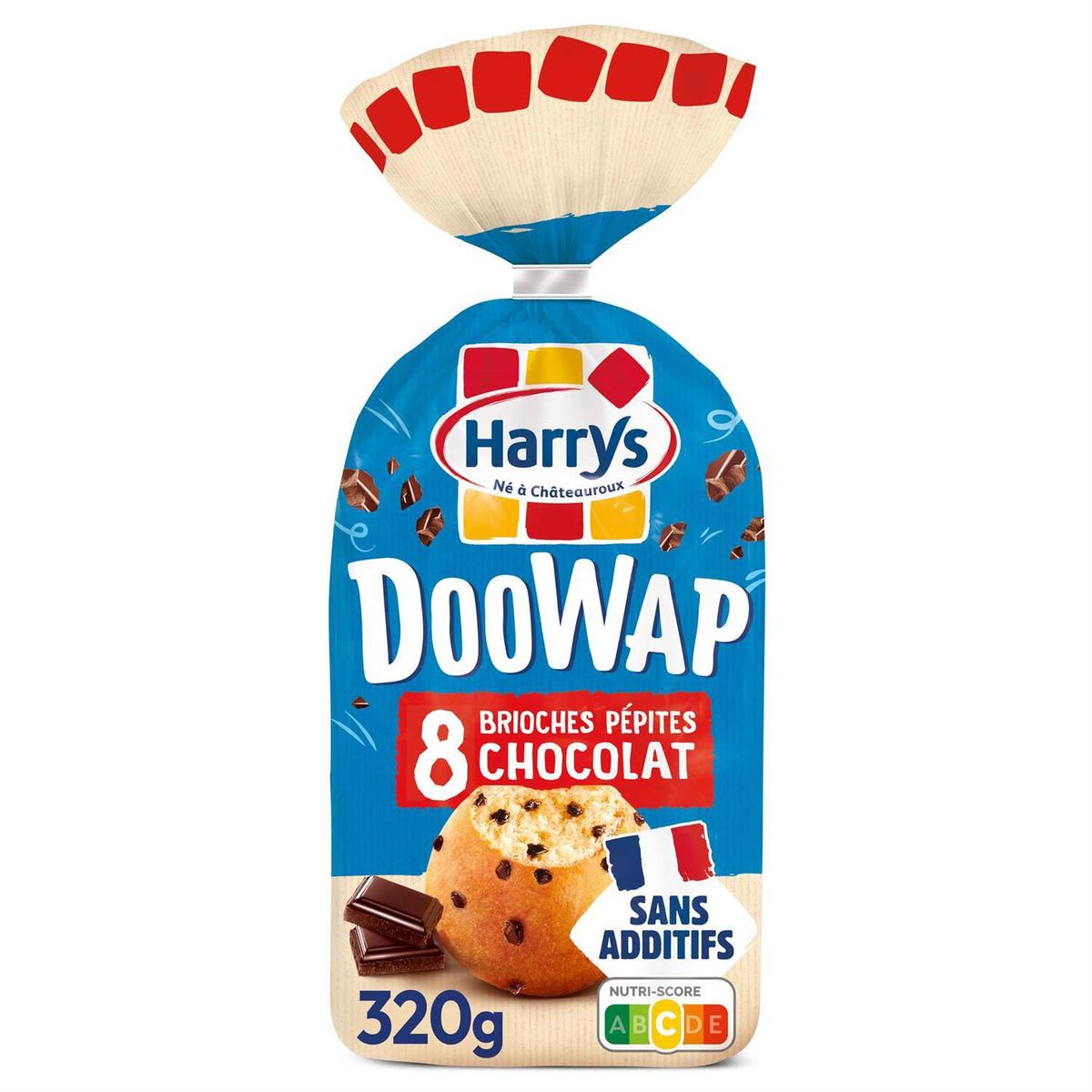 3228857001132 - Harrys - DooWap Brioche Individuelle Pépites de Chocolat Sans Additifs