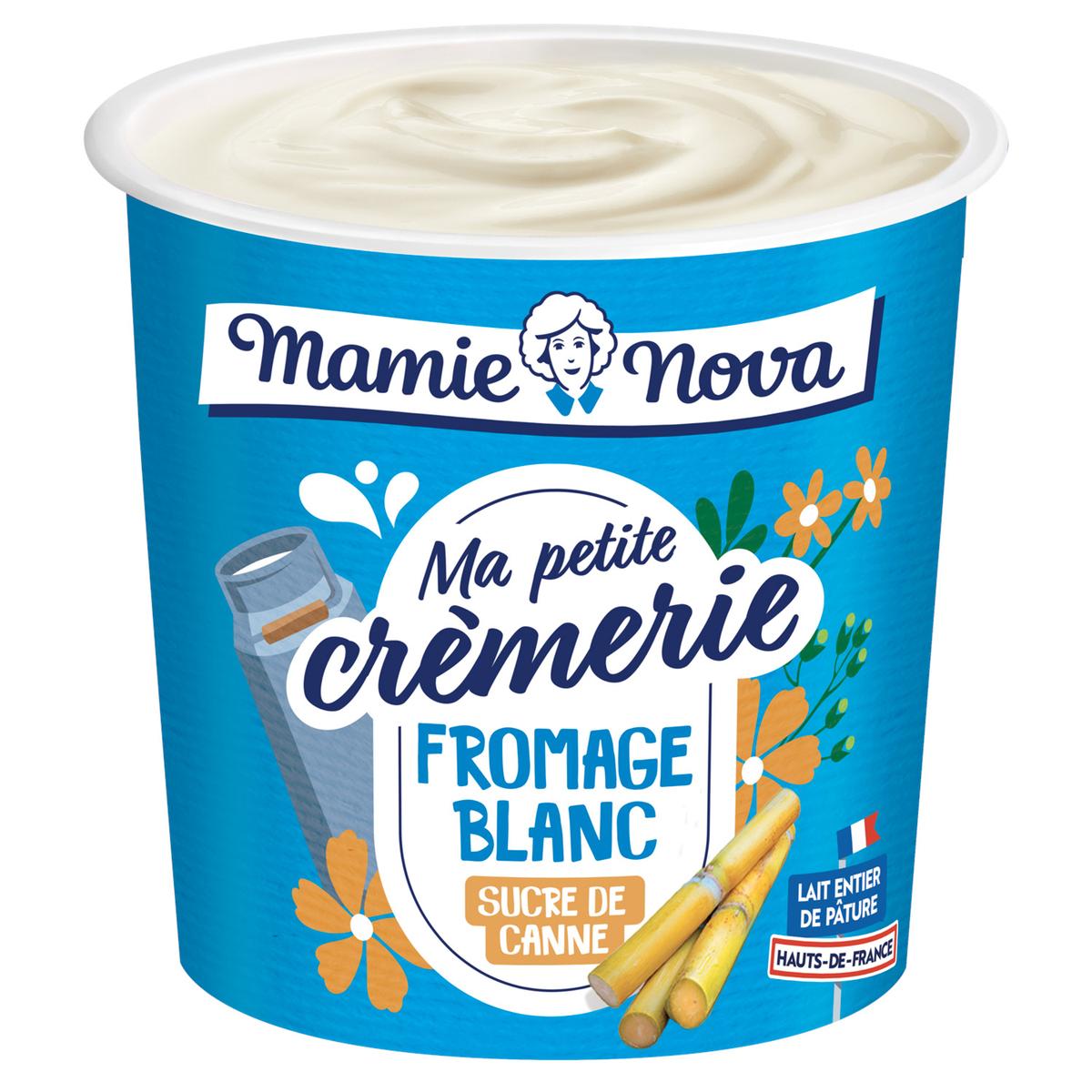 3456772021632 - Mamie Nova - Fromage blanc au sucre de canne