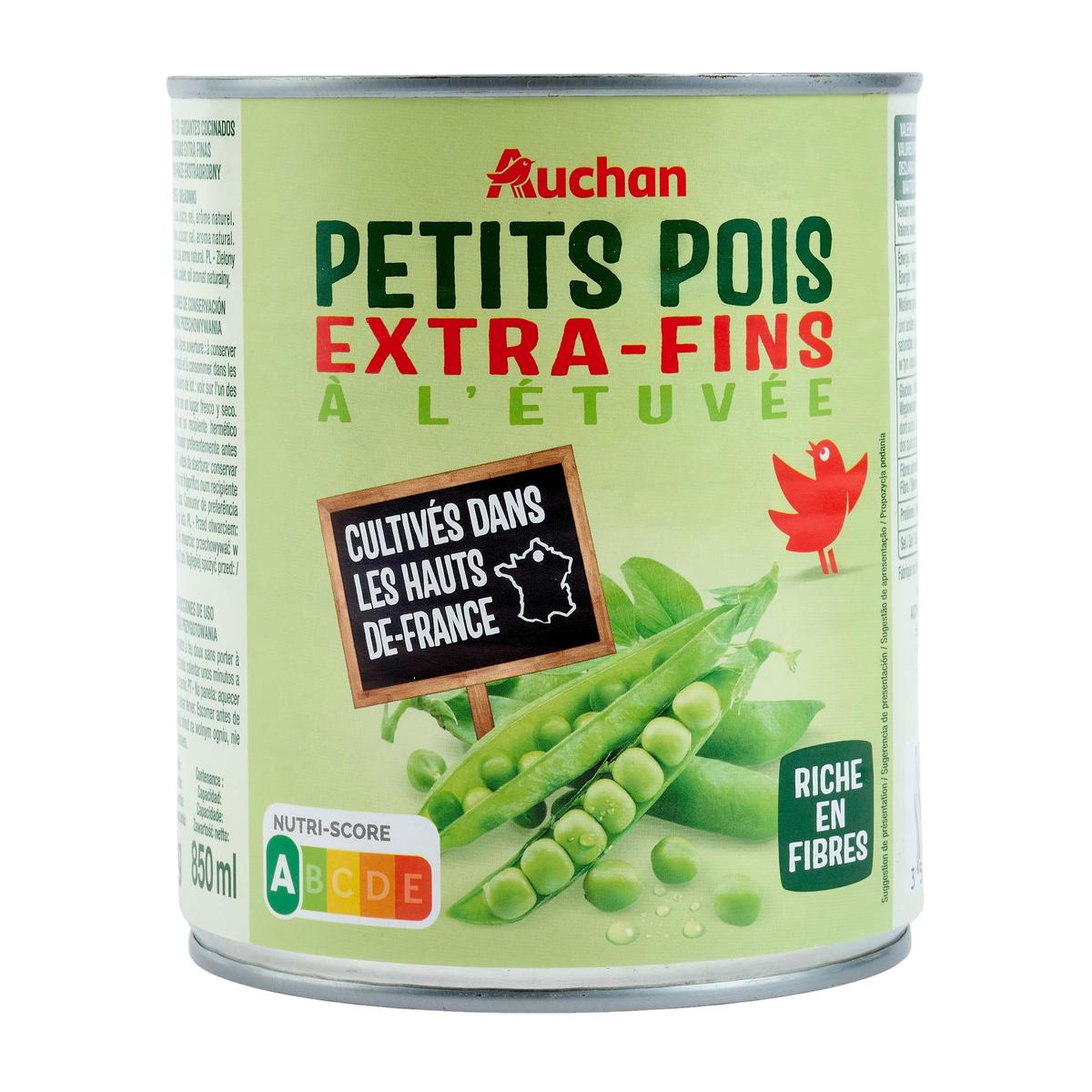3596710401932 - Auchan - Petits pois à l'étuvée extra-fins