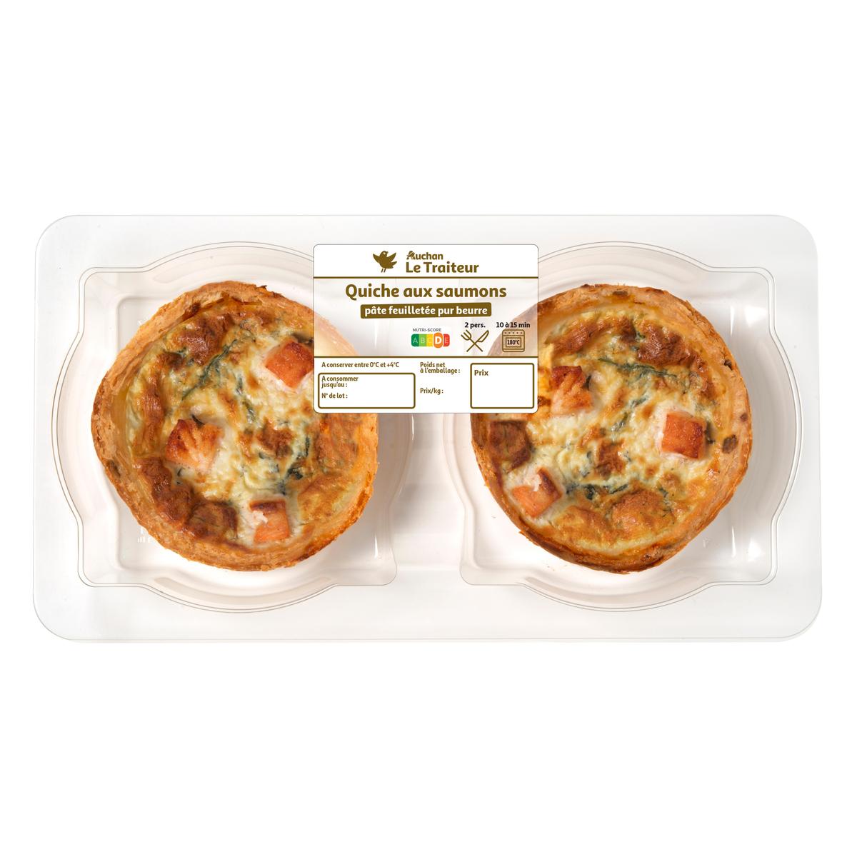 3254567902032 - Auchan Le Traiteur - Quiche aux 2 Saumons