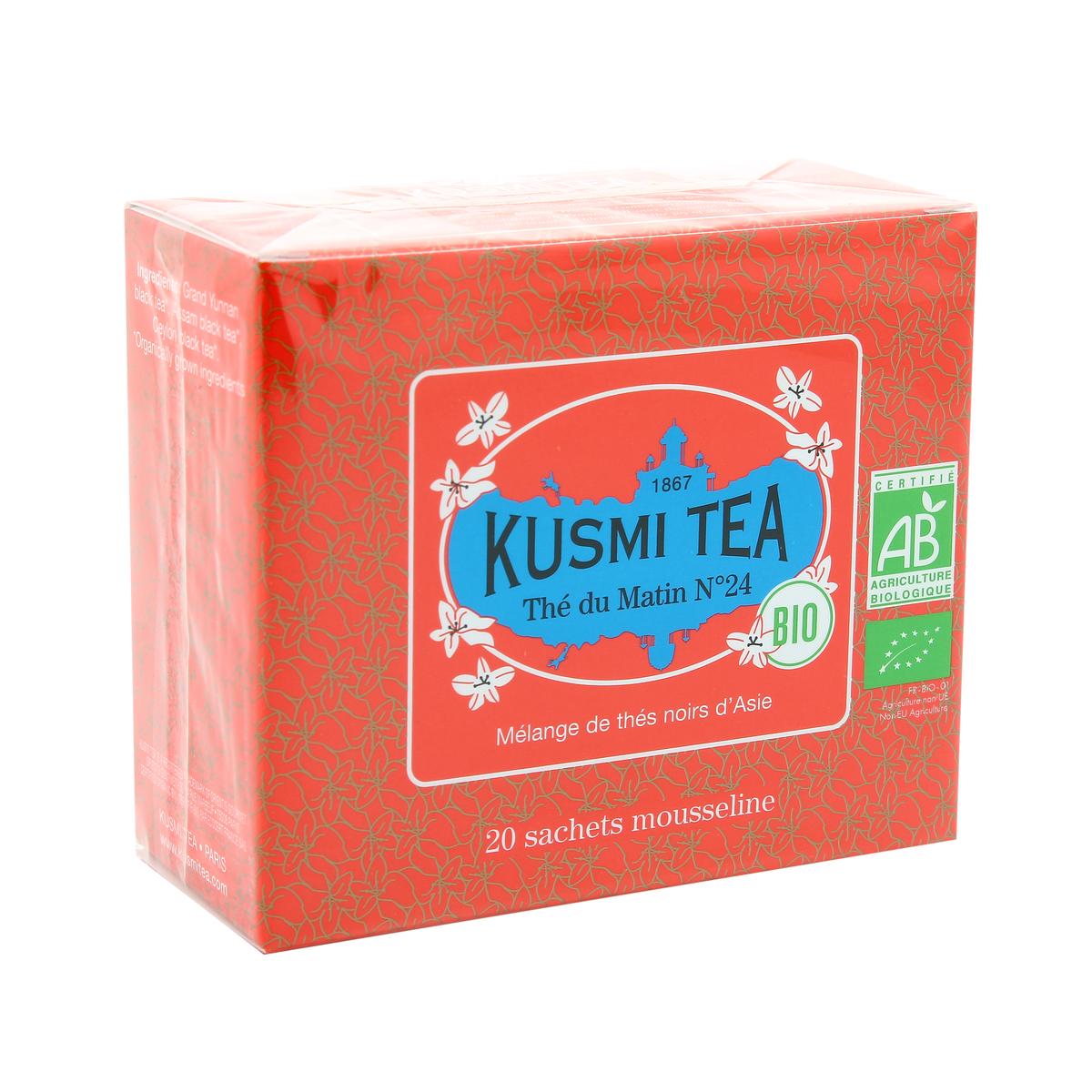 Kusmi Tea Coffret de thé en sachet Les Essentiels, 24 Sachets