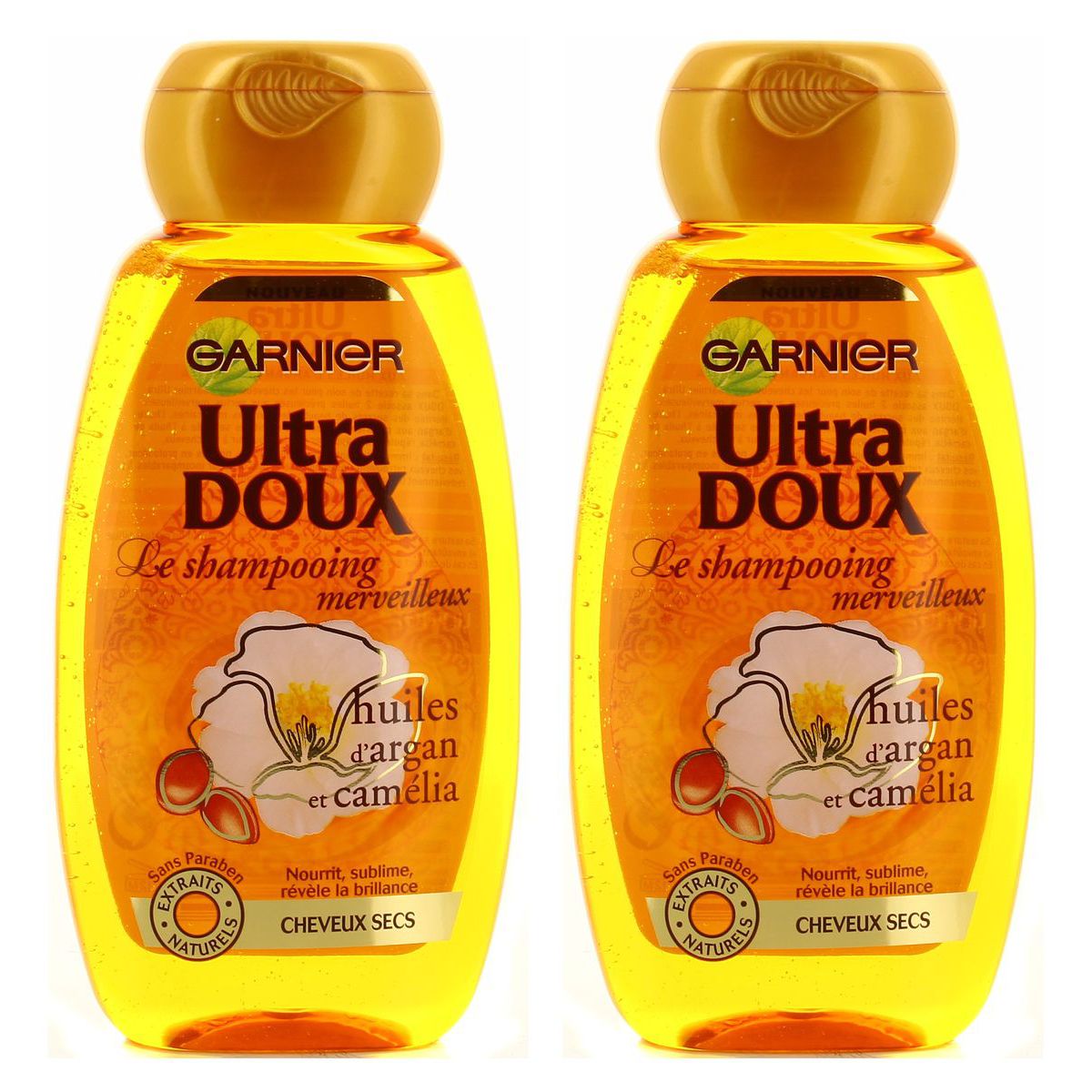 2050000343032 - Garnier - Ultra Doux - Shampooing merveilleux à l'huile d'argan et camélia 