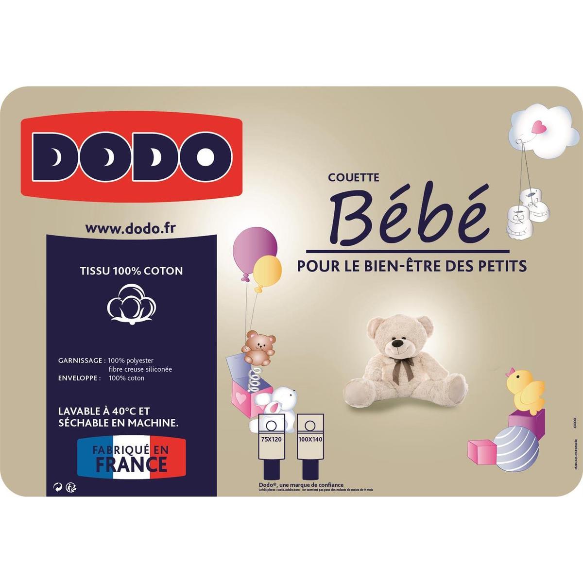 Livraison à domicile Promotion Dodo Couette Spéciale Bébé, 75 x 120 cm