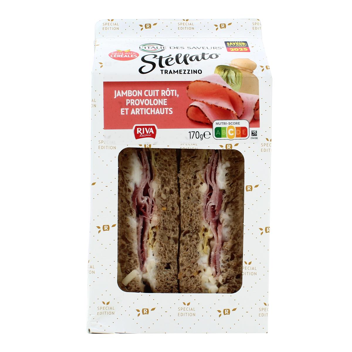 8059070744132 - Galileo - L'Italie des Saveurs - Sandwich Jambon cuit Rôti, Provolone et Artichauts