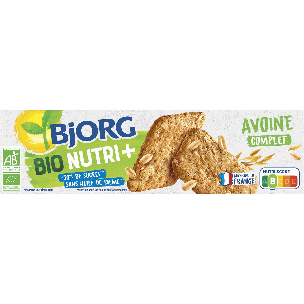 3229820794532 - Bjorg - Biscuits Avoine Complet Bio Nutri+