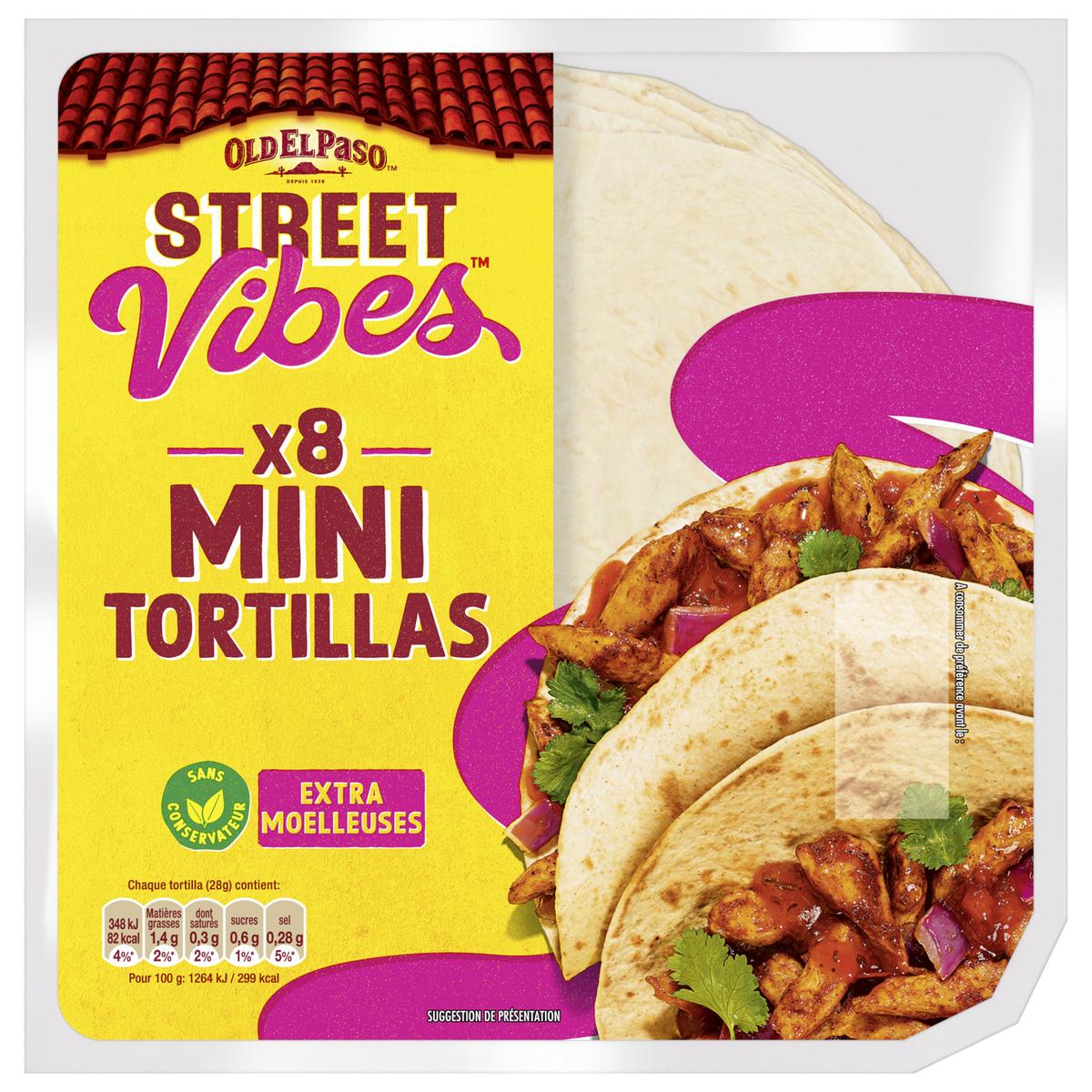 8410076475732 - Old el Paso - 8 Mini Tortillas- Street Vibes