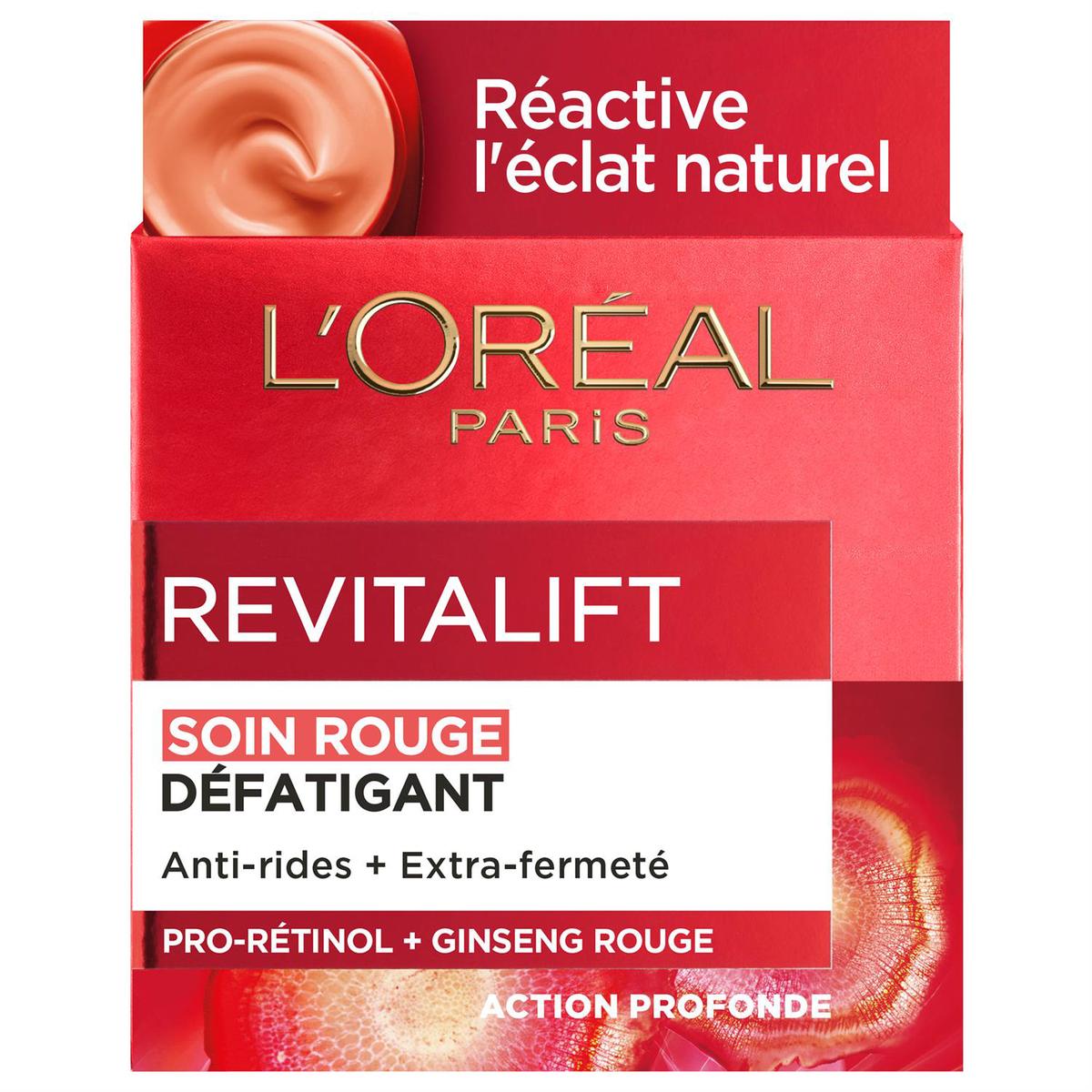 3600523716432 - L'Oréal - Crème Visage Anti-Rides Rouge Défatiguant