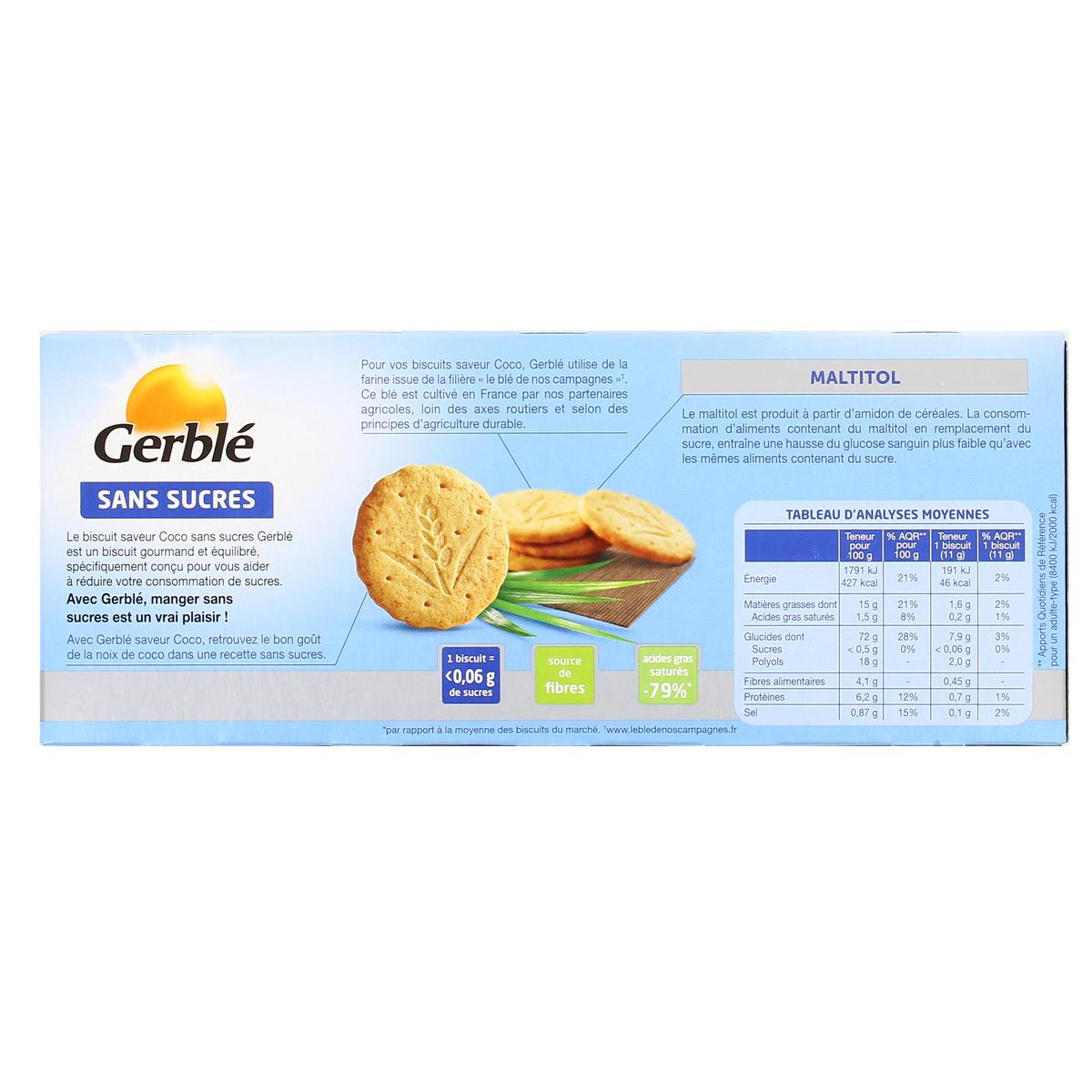 Gerblé Biscuits figues sans sucre ajouté, Gerblé (270 g) – épicerie les 3  gourmets