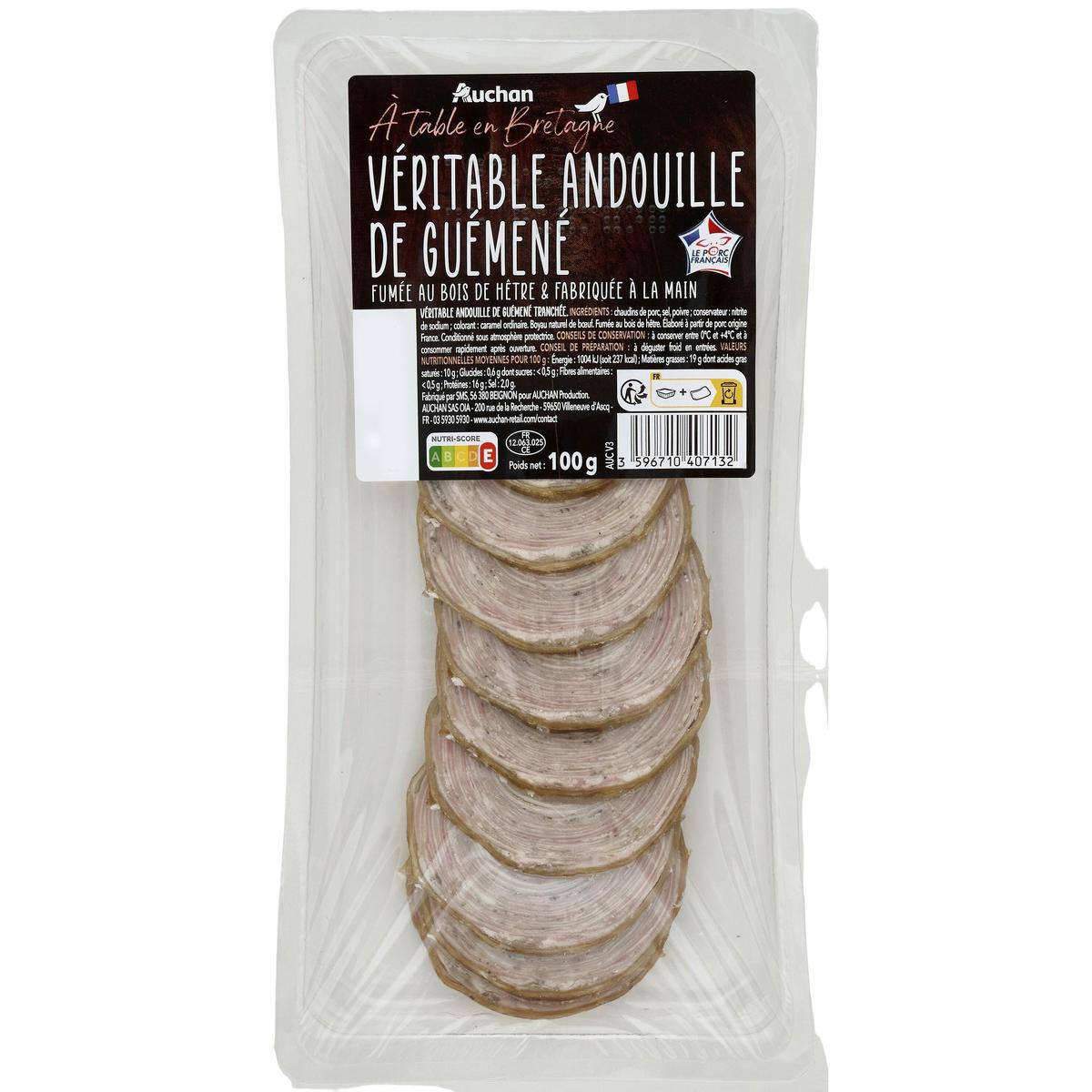 3596710407132 - Auchan Terroir - Véritable Andouille de Guémené