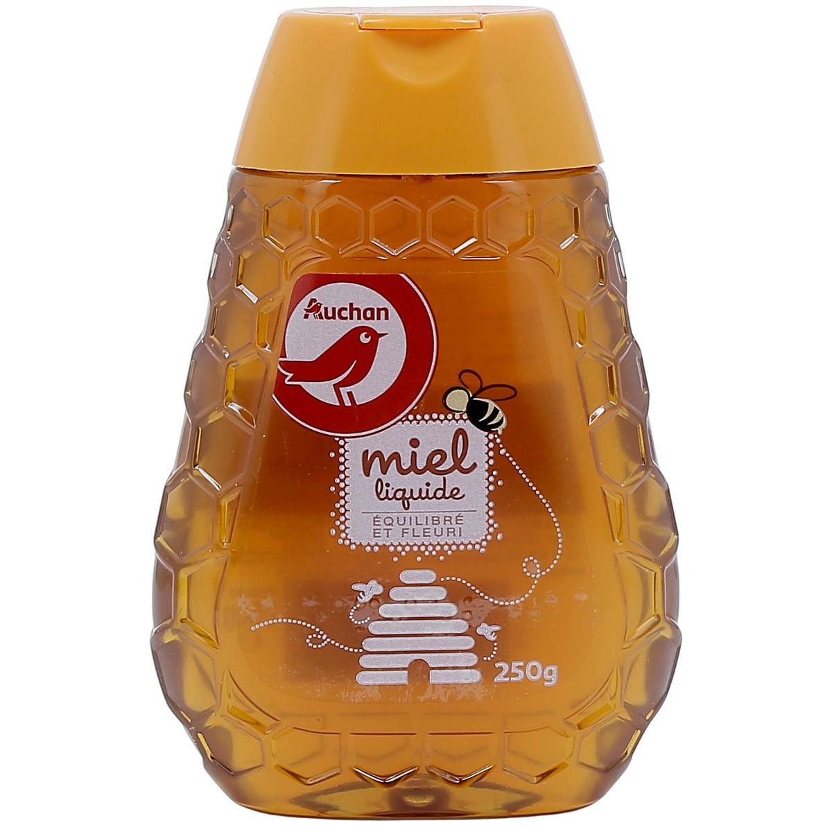 3596710259632 - Auchan - Miel de fleurs liquide équilibré et fleuri