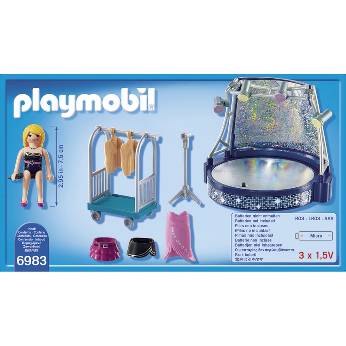 4008789069832 - PLAYMOBIL® Family Fun - Scène avec artiste